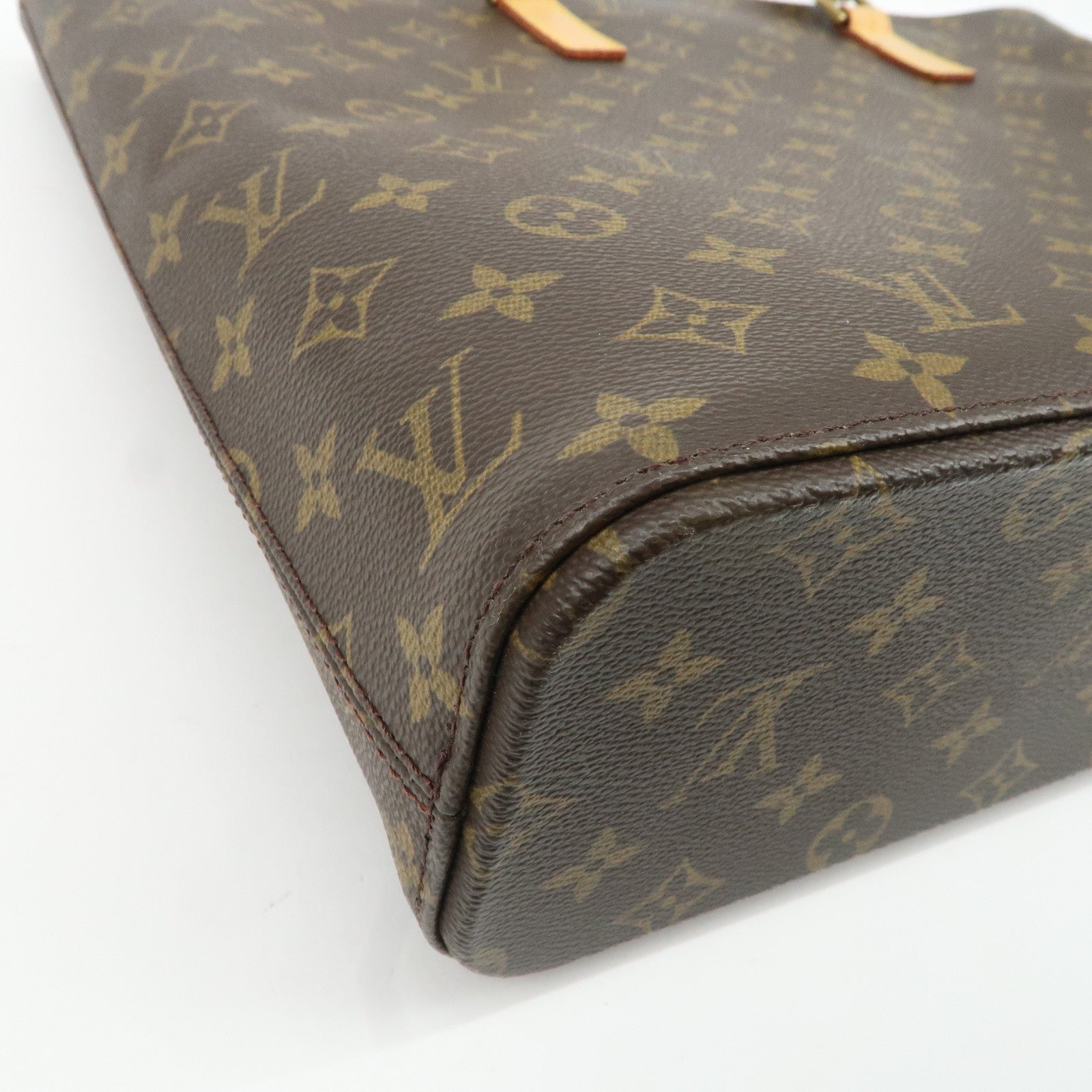 Louis Vuitton Monogram Luco Tote Bag Hand Bag Brown M51155 Used