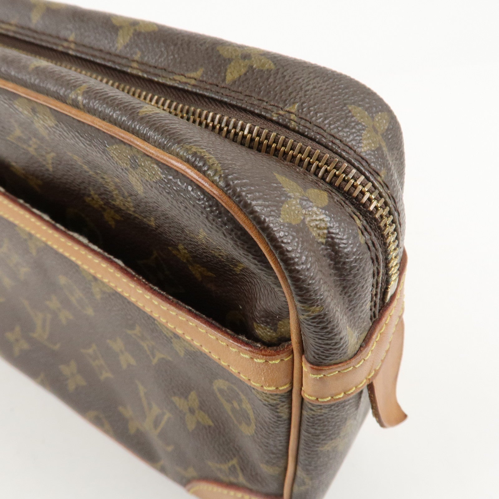 Louis Vuitton Monogram Compiegne 28 Pouch Clutch Bag M51845 Used