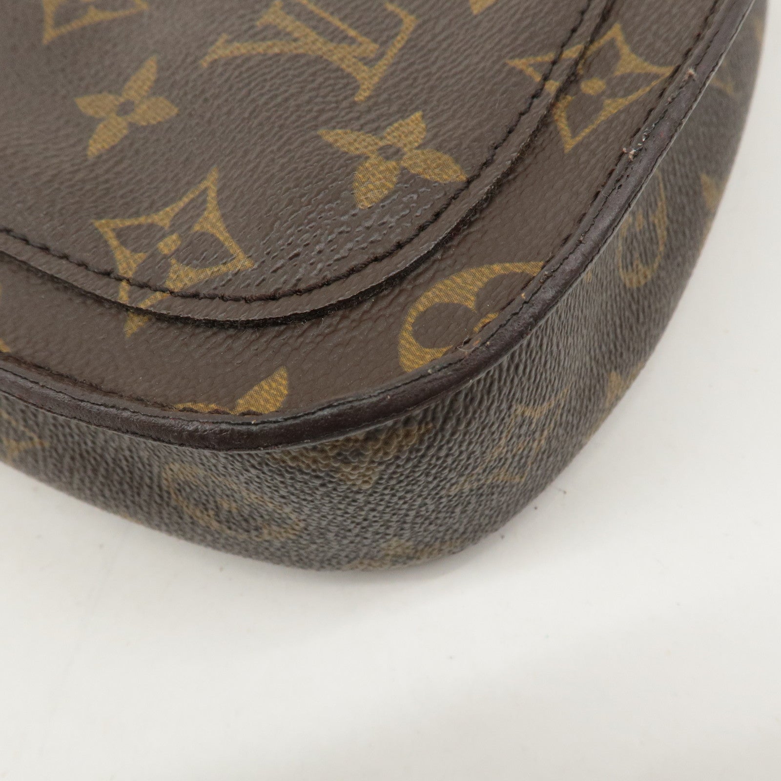 Louis Vuitton Monogram Saint Cloud MM Shoulder Bag Brown M51243