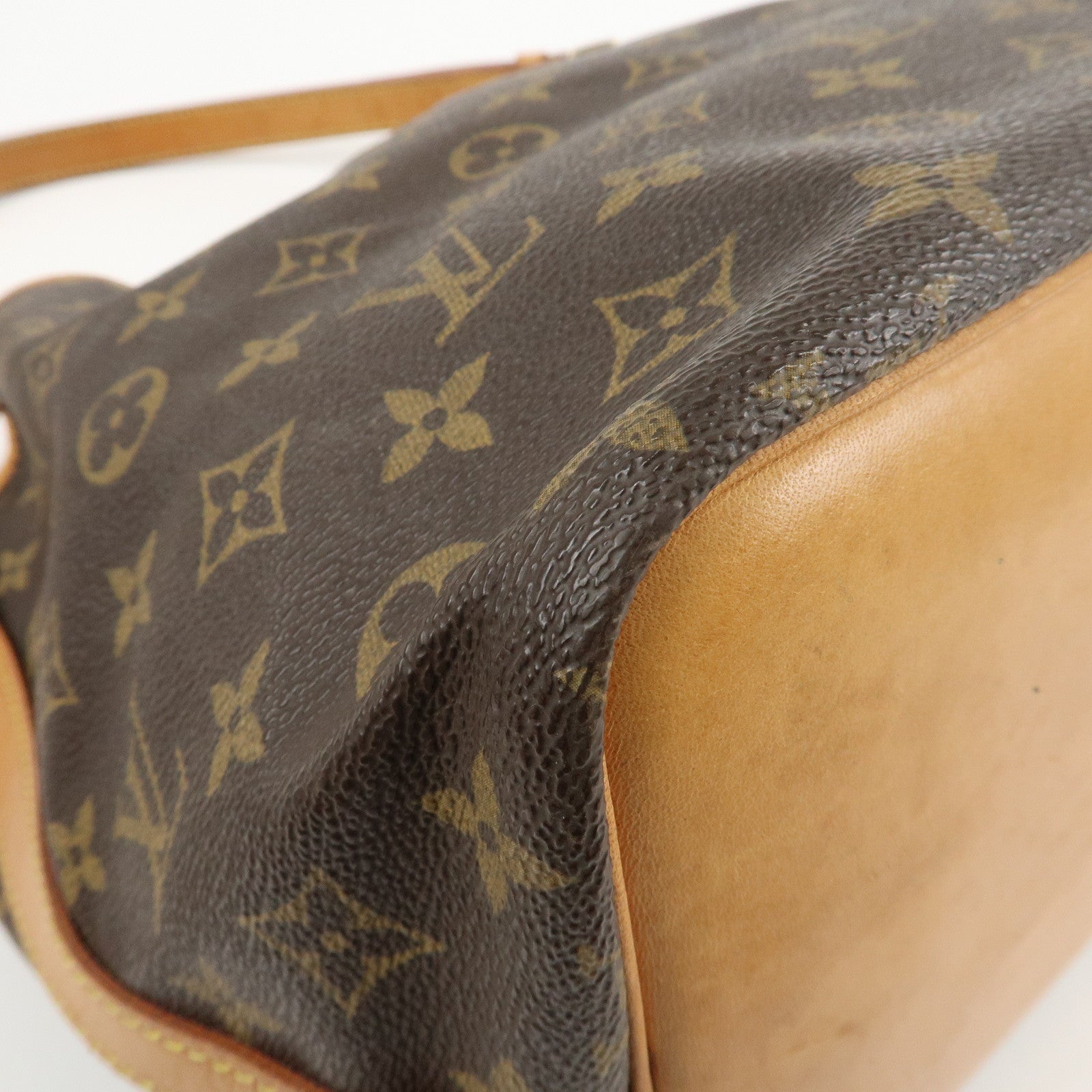 Louis Vuitton Monogram Petit Noe Shoulder Bag Brown M42226 Used