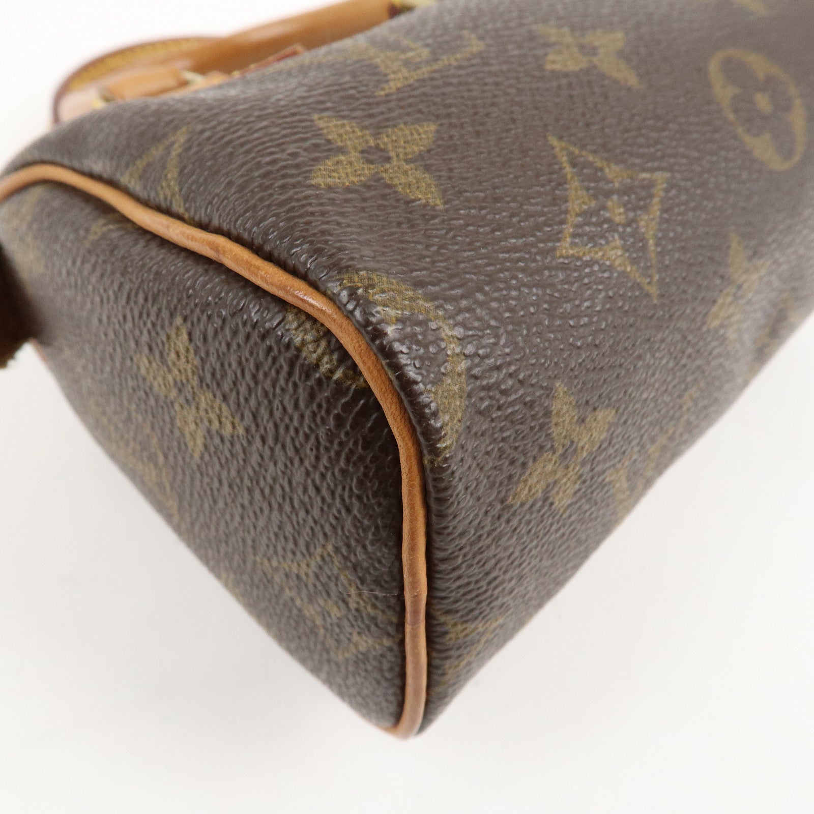 Louis Vuitton Monogram Mini Speedy Hand Bag Brown M41534