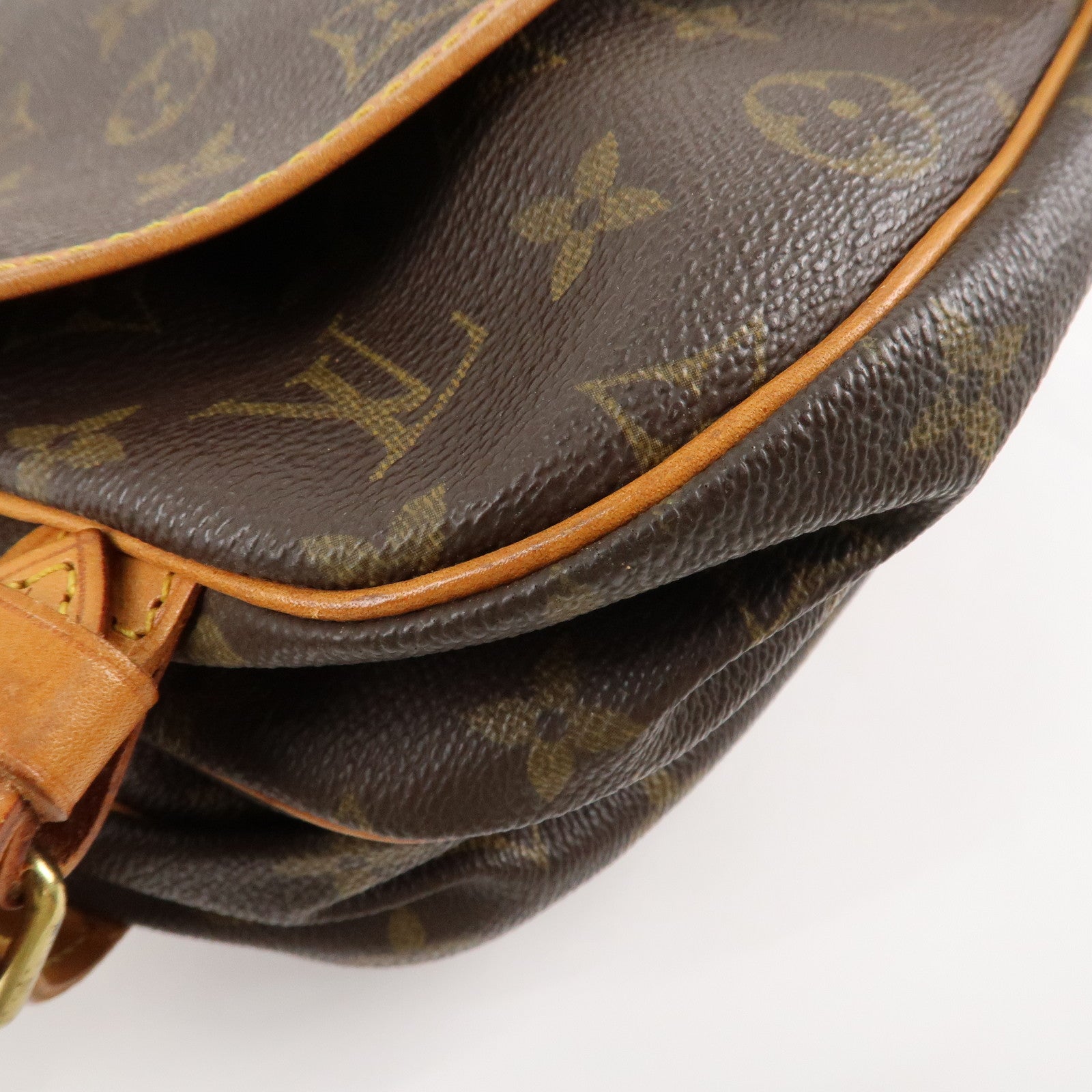 Louis Vuitton Monogram Saumur 30 Shoulder Bag Brown M42256 Bag Used