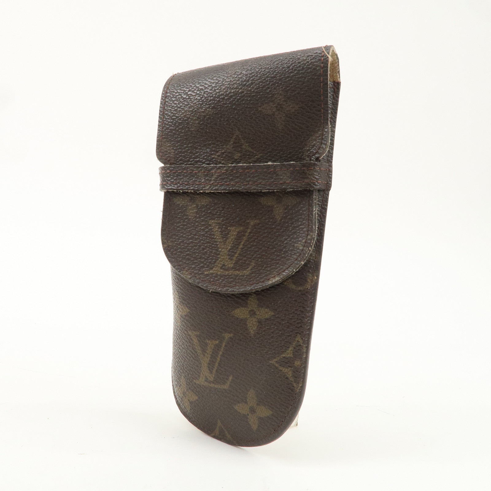 Louis Vuitton Monogram Set of 2 etui a lunettes lavel Glasses Case