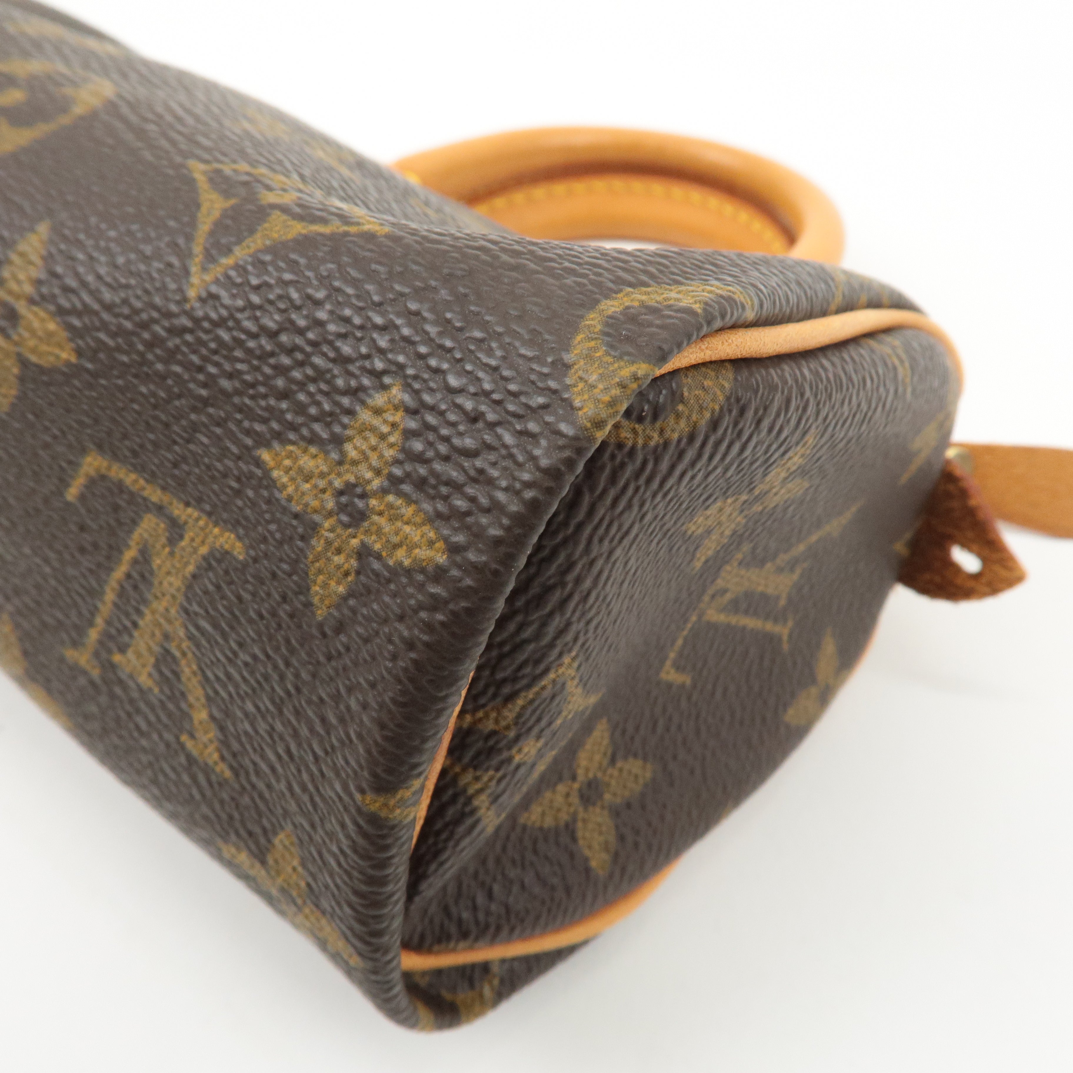 Louis Vuitton Monogram Mini Speedy 
Shoulder Strap M41534/J75010