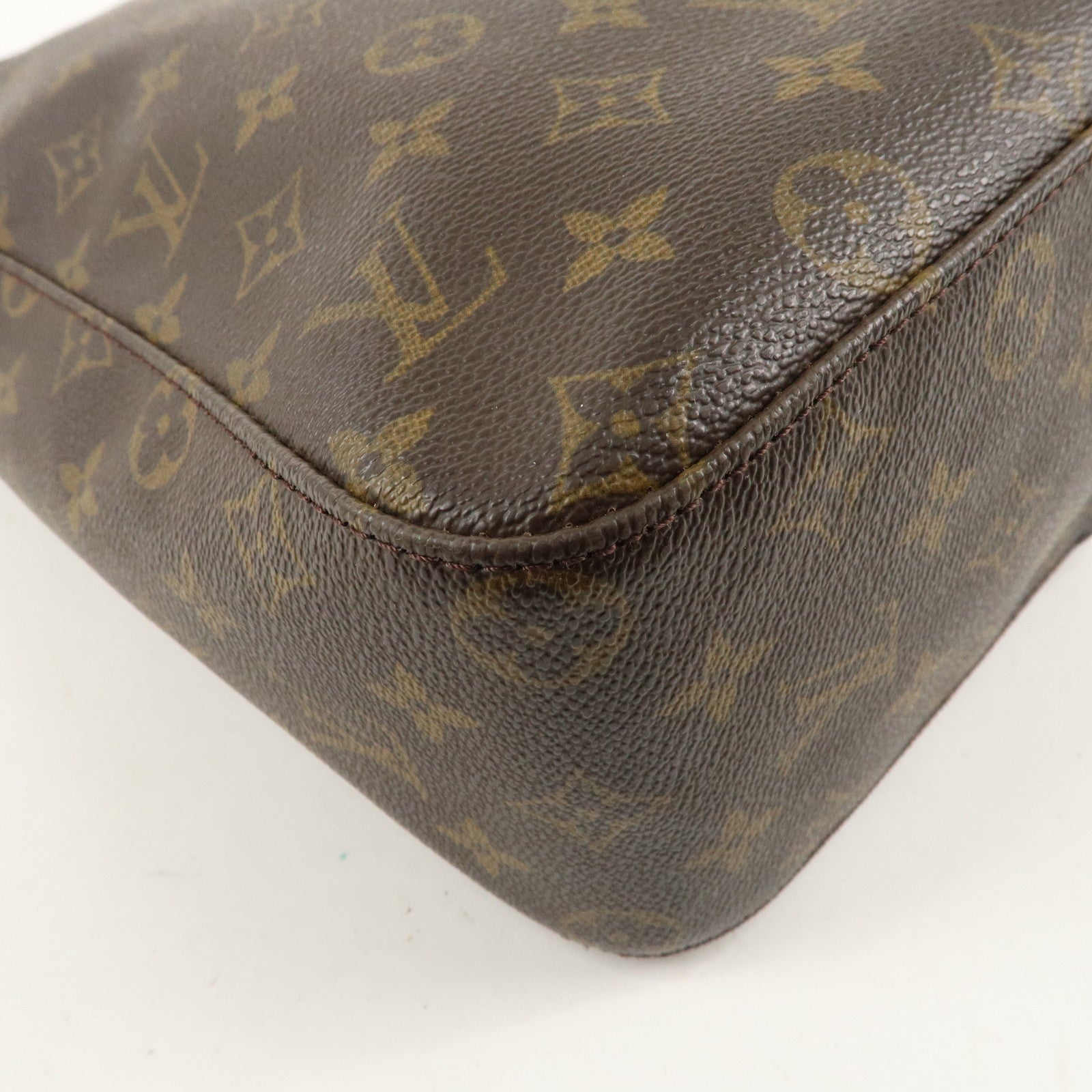 Louis Vuitton Monogram Looping GM Shoulder Bag Brown M51145