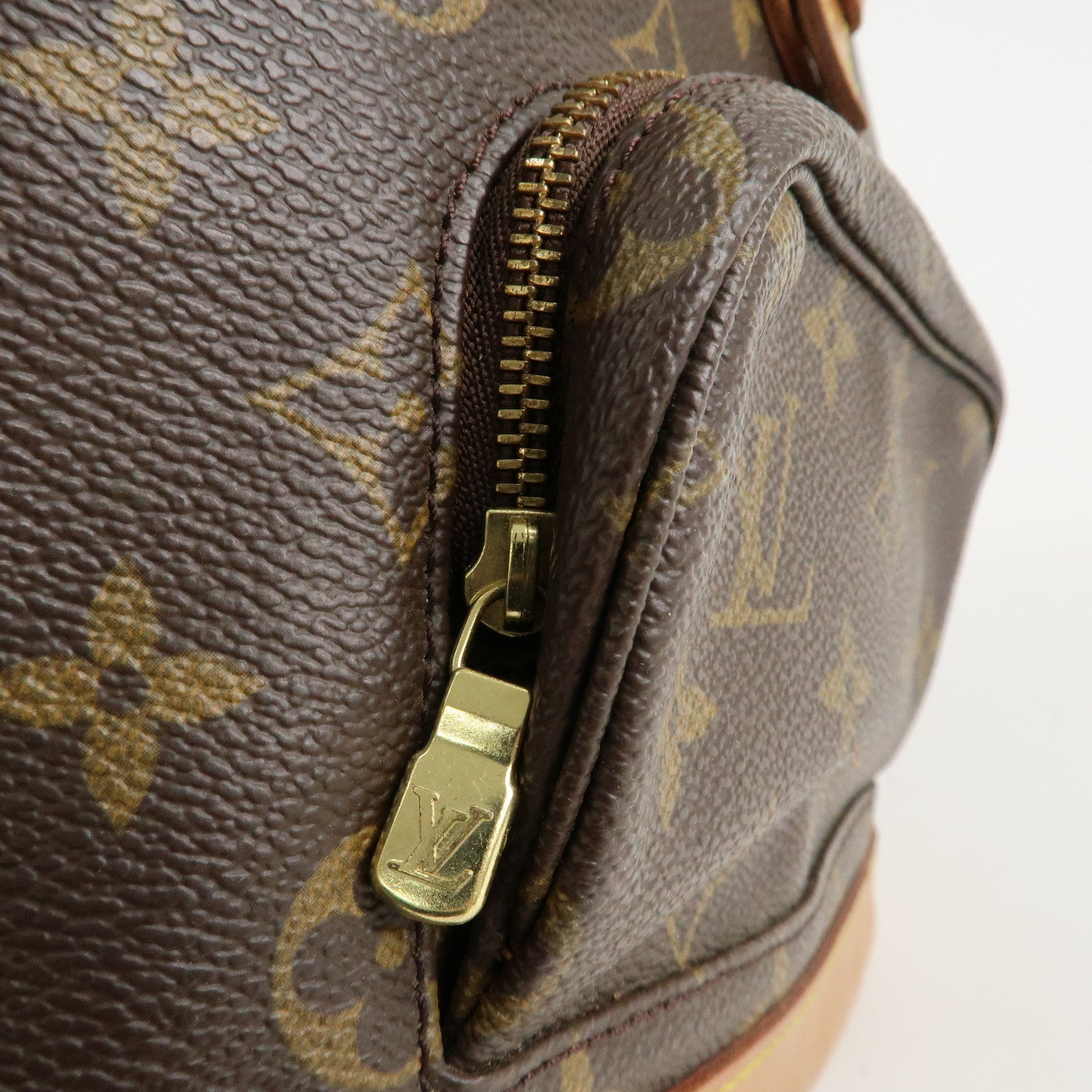 Louis Vuitton Monogram Montsouris MM Back Pack Bag M51136 Used