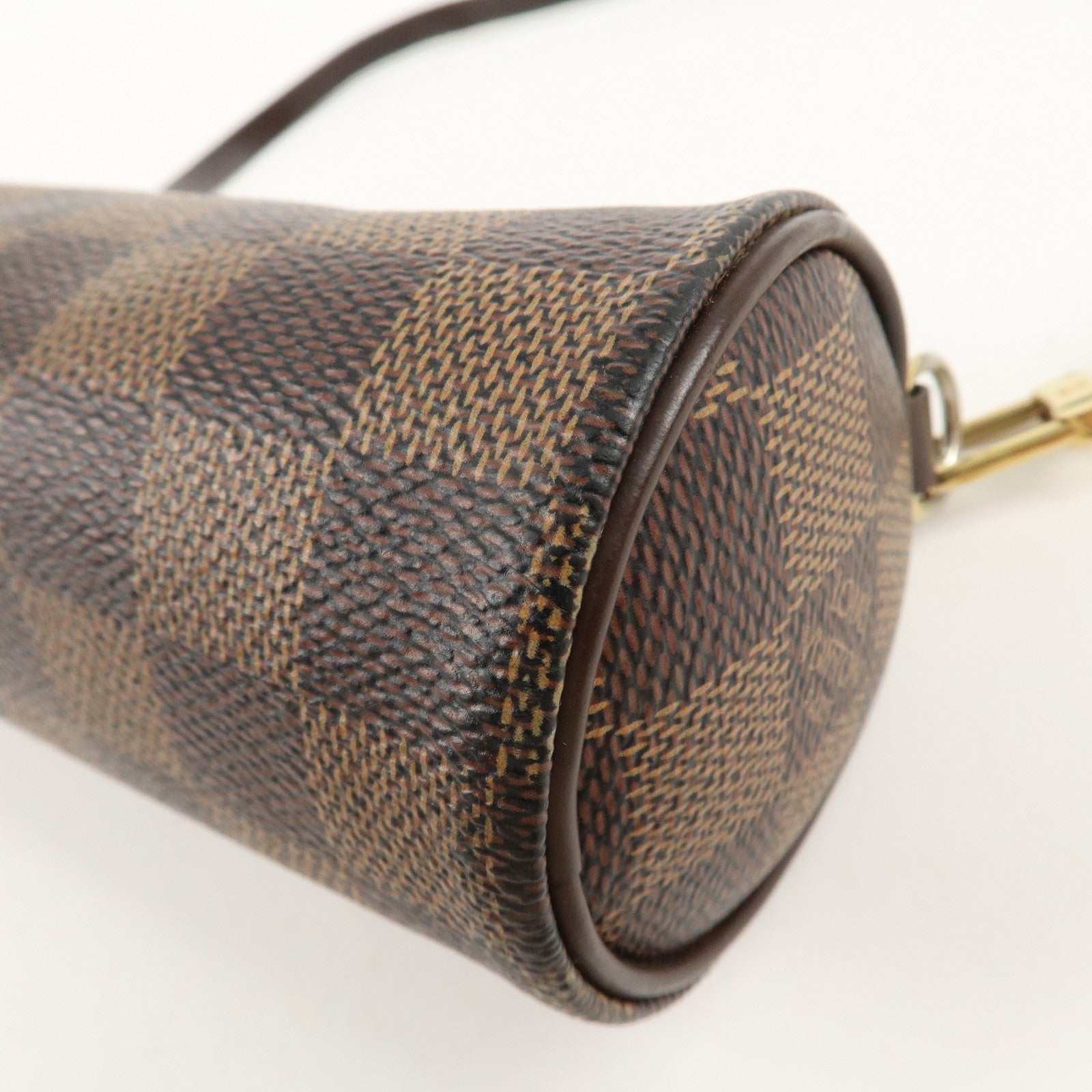 Louis Vuitton Damier Ebene Pouch For Papillon Bag Brown Used