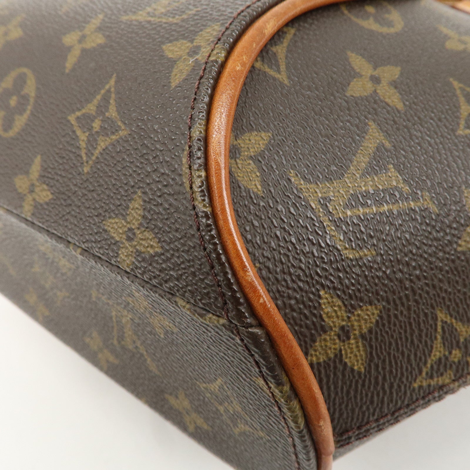 Louis Vuitton Monogram Ellipse PM Hand Bag Brown M51127 Used