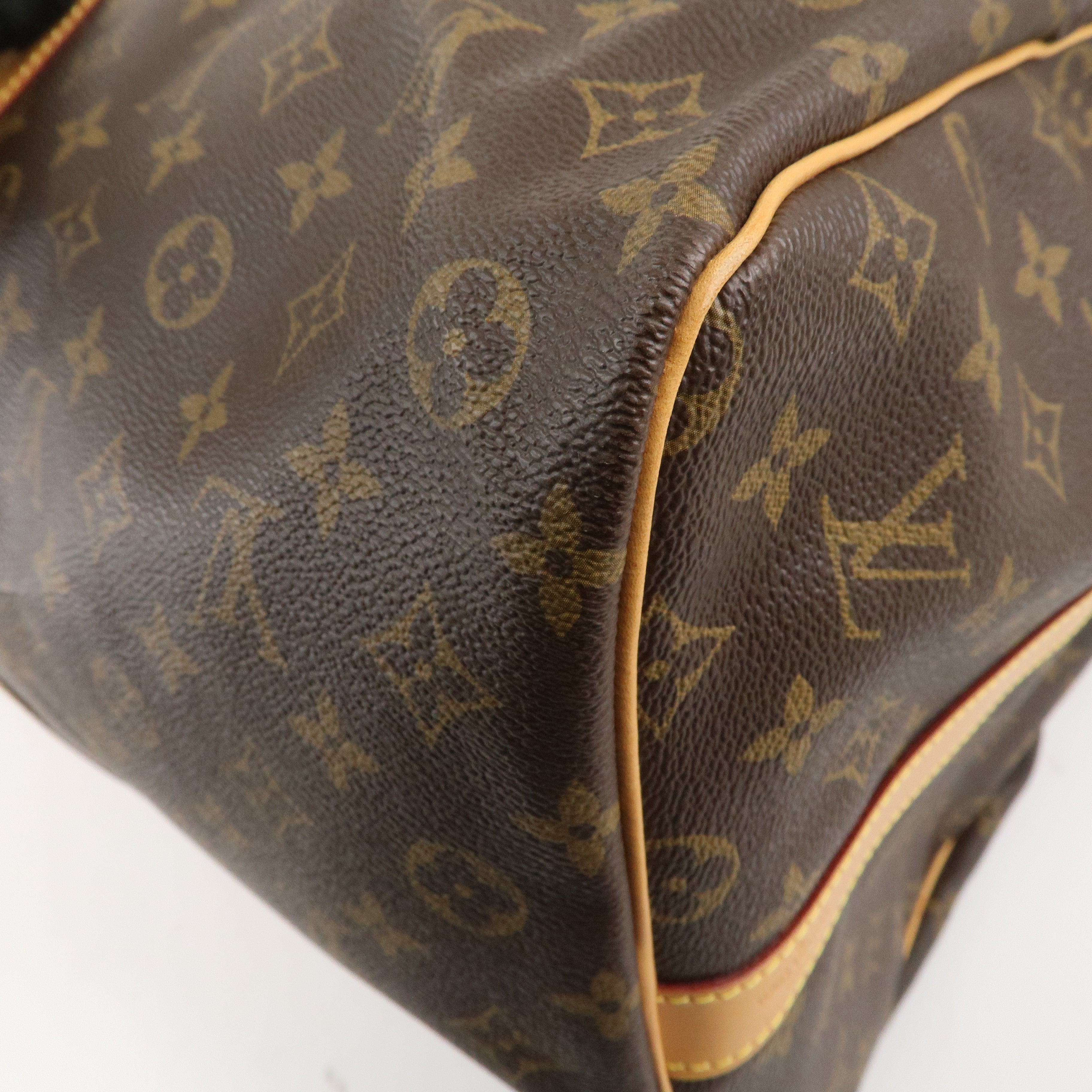 Louis Vuitton Monogram Keep All Bandouliere 60 Bag Brown M41412