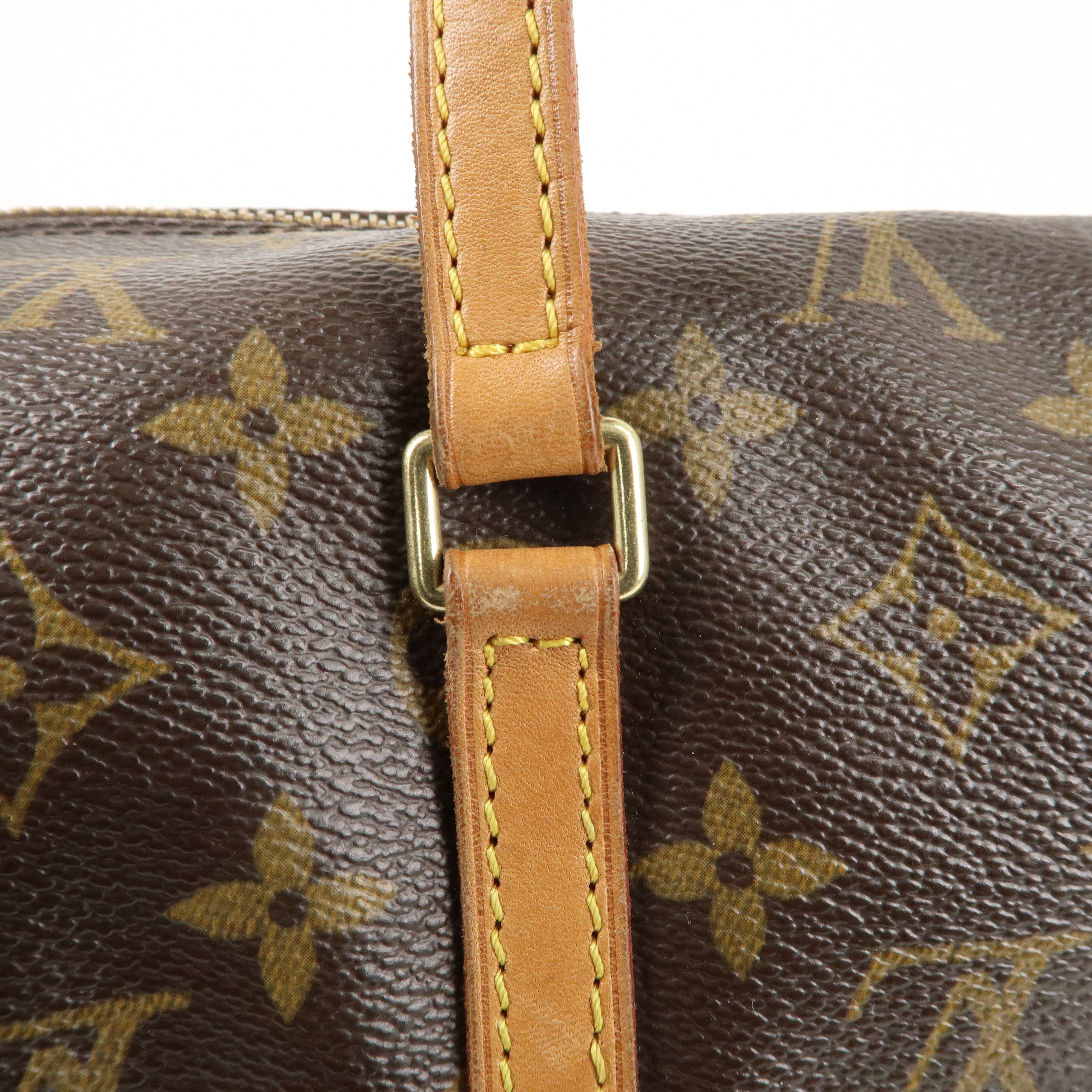 Louis Vuitton Monogram Papillon 30 Hand Bag Brown M51385