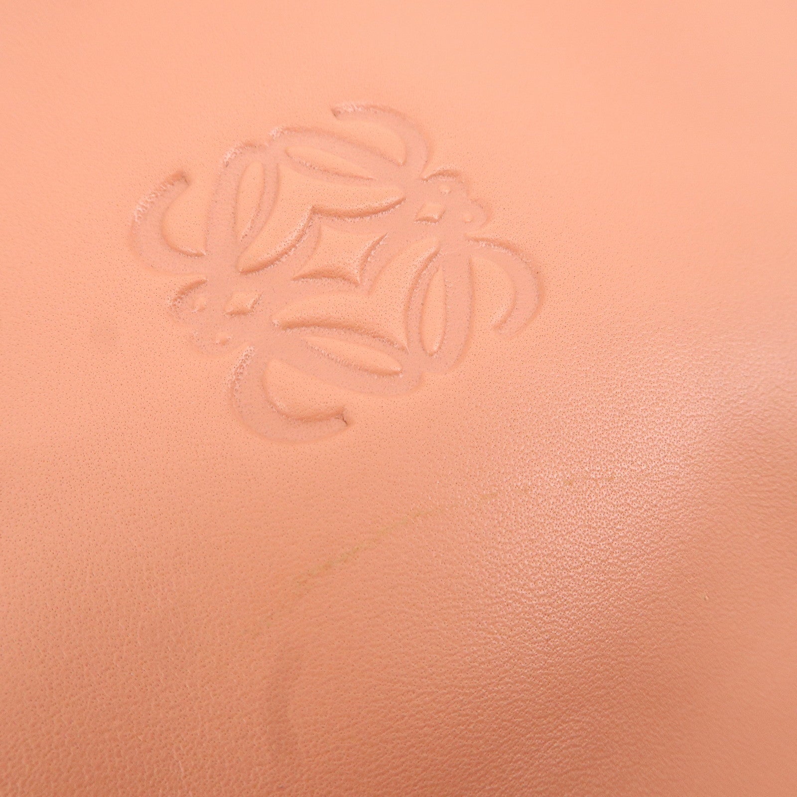 LOEWE Anagram Leather Tote Bag Hand Bag Pink