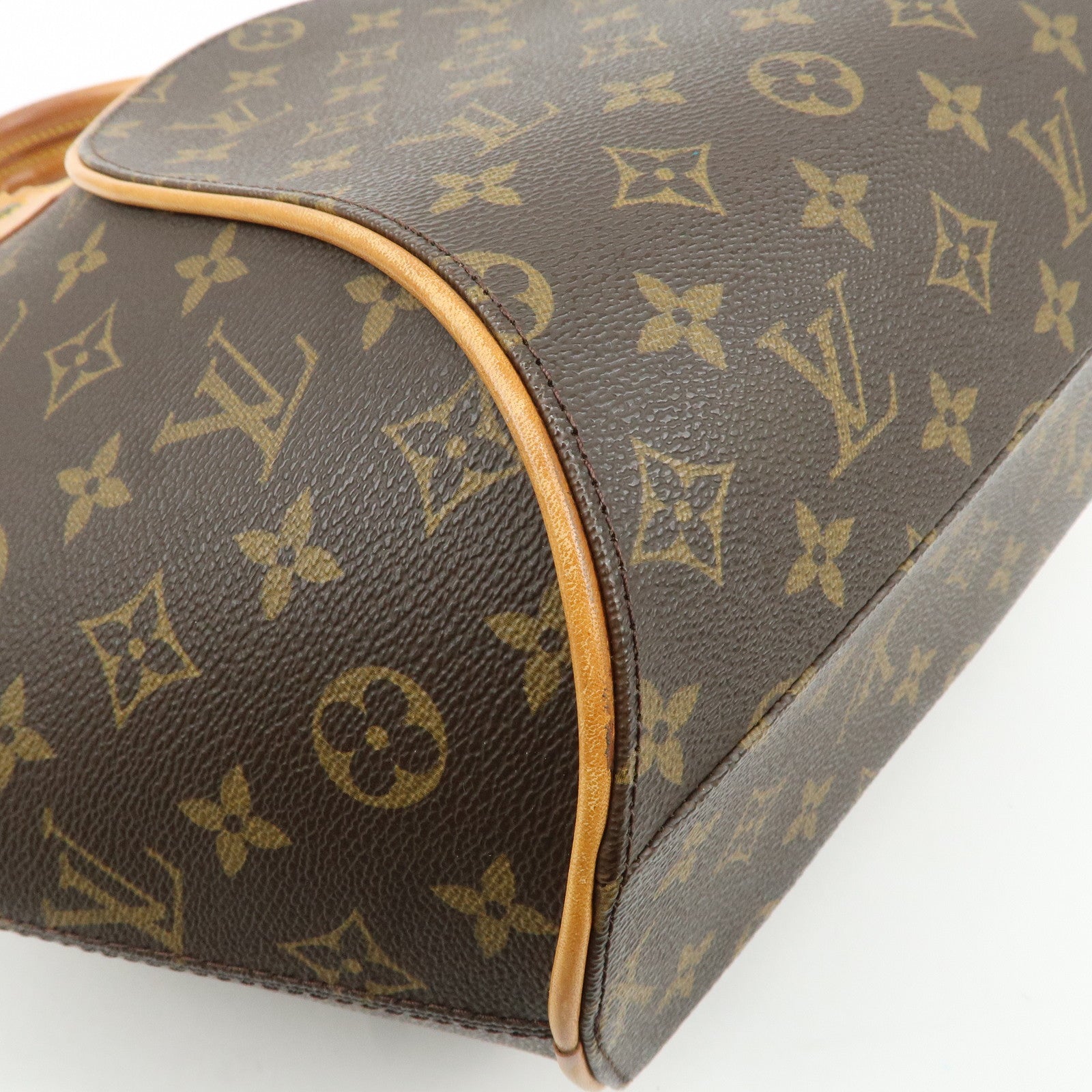 Louis Vuitton Monogram Ellipse MM Hand Bag Brown M51126 Used