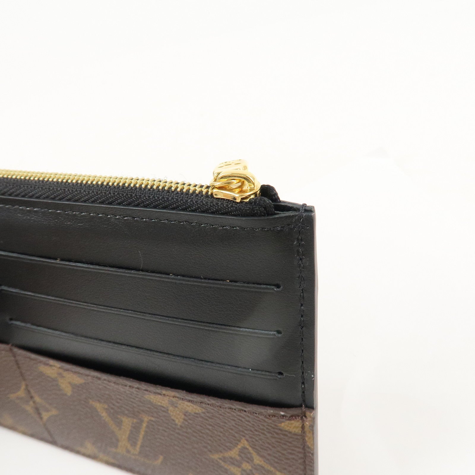 Louis Vuitton Monogram Reverse Slim Purse Card Case M80348 Used