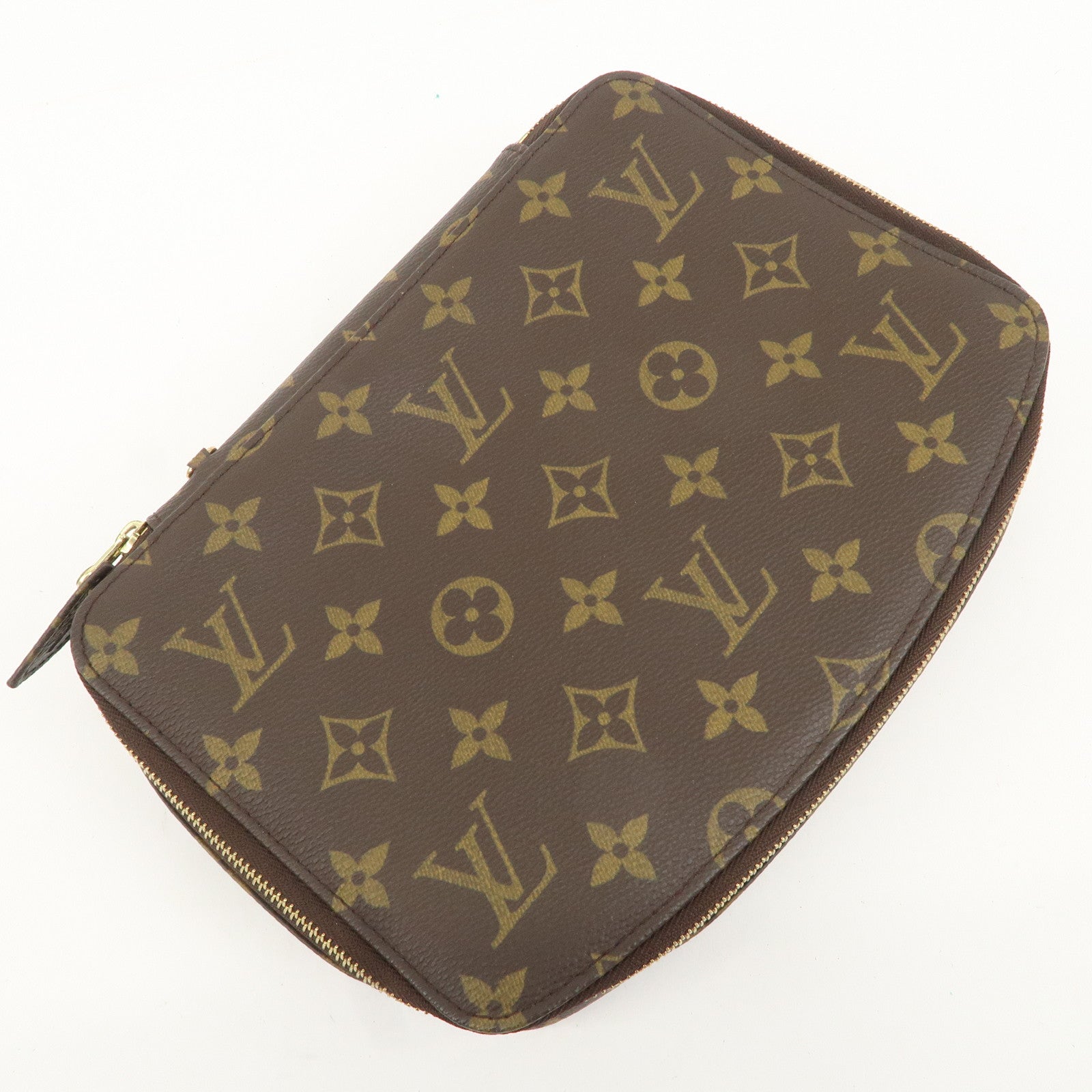 Louis Vuitton Monogram Posh Monte Carlo Pouch Brown M47352 Used