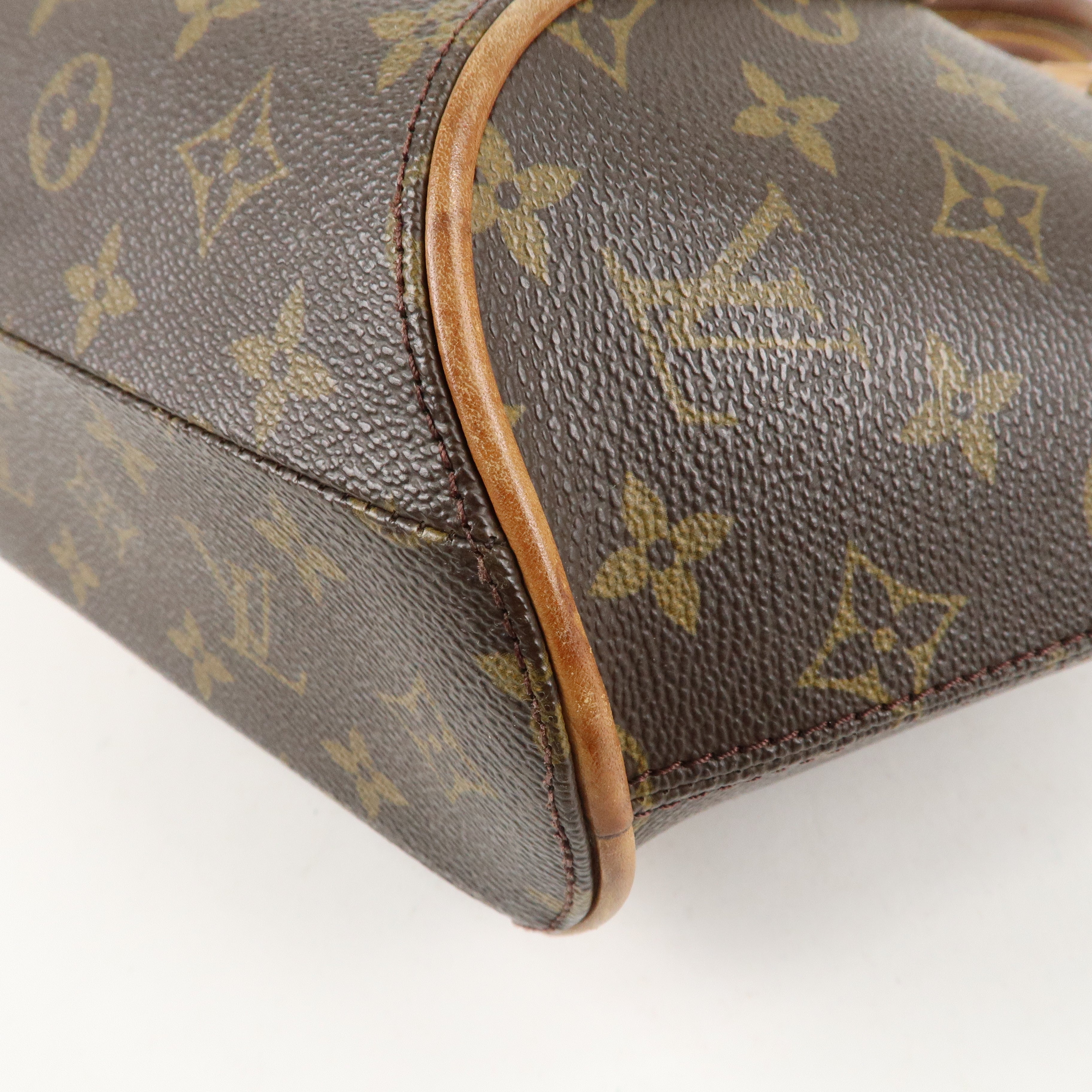 Louis Vuitton Monogram Ellipse MM Hand Bag Brown M51127 Used