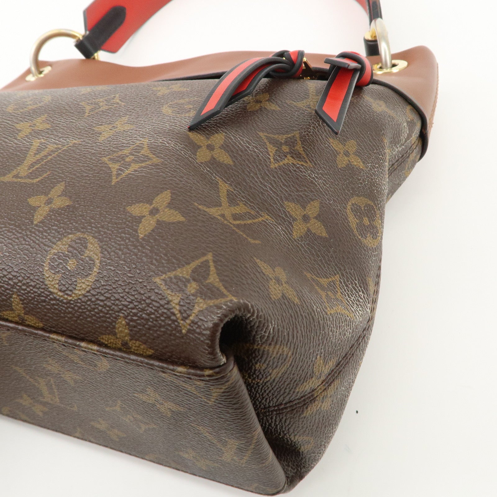 Louis Vuitton Monogram Tuileries Besace 2Way Bag Brown M43157 Used