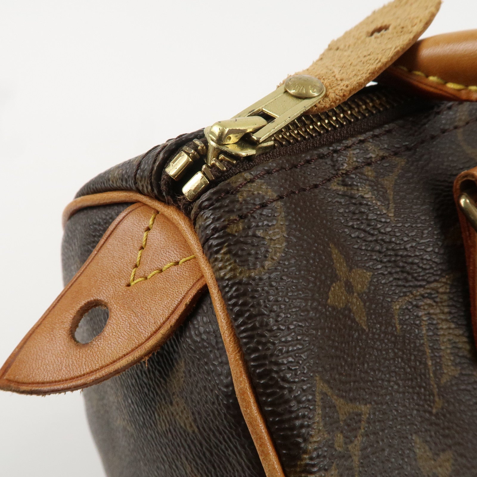 Louis Vuitton Monogram Speedy 25 Hand Bag Boston Bag M41528