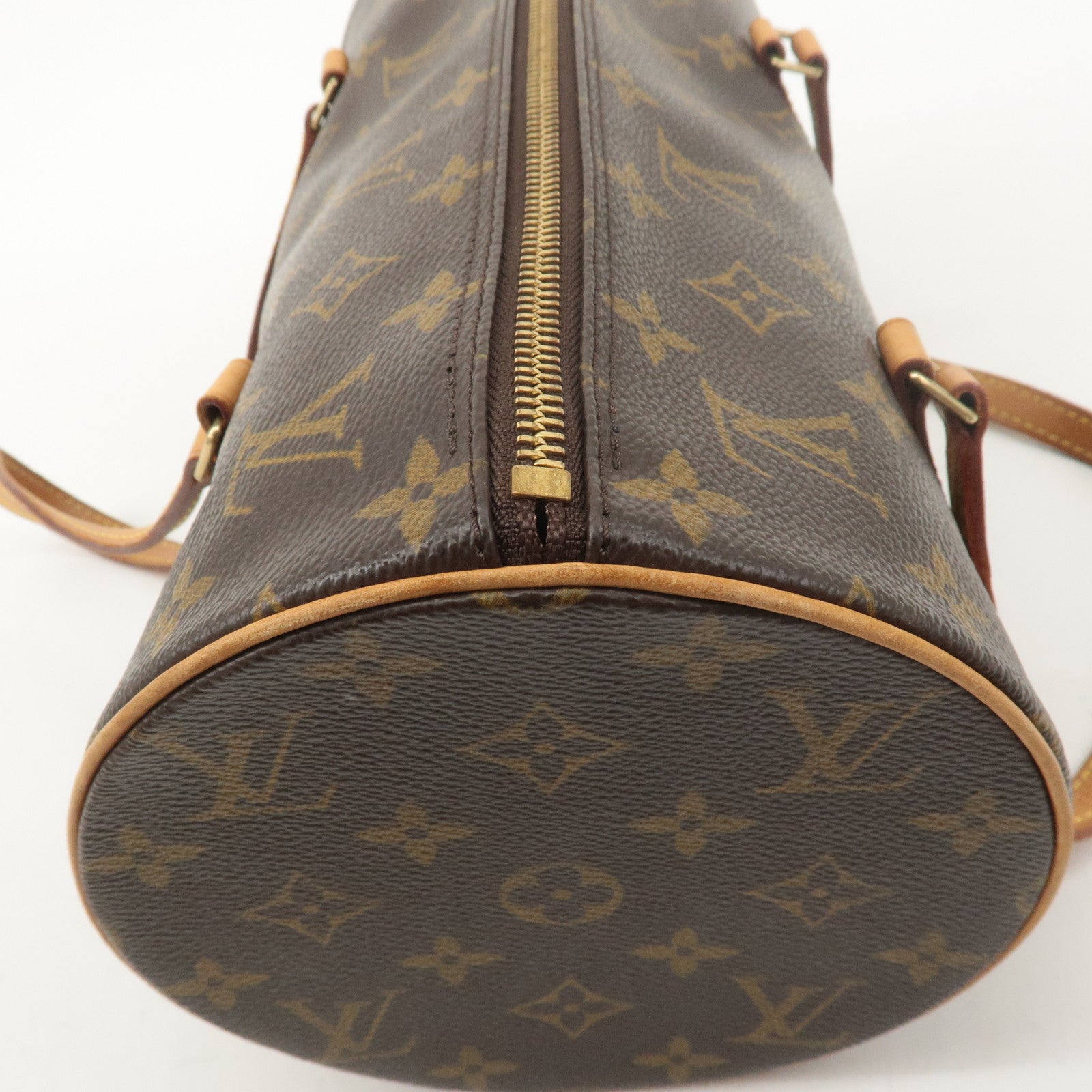 Louis Vuitton Monogram Papillon 30 Hand Bag 
Pouch Brown M51385