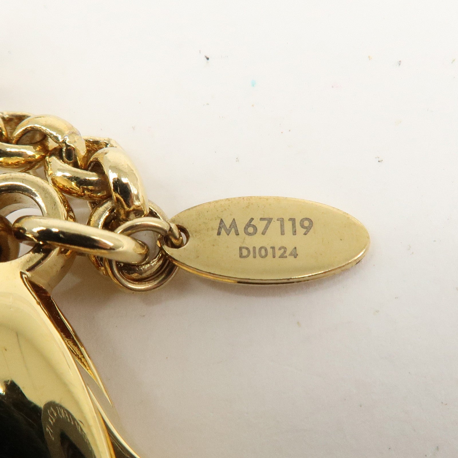 Louis Vuitton Fleur de Monogram Key Chain Bag Charm M67119 Used