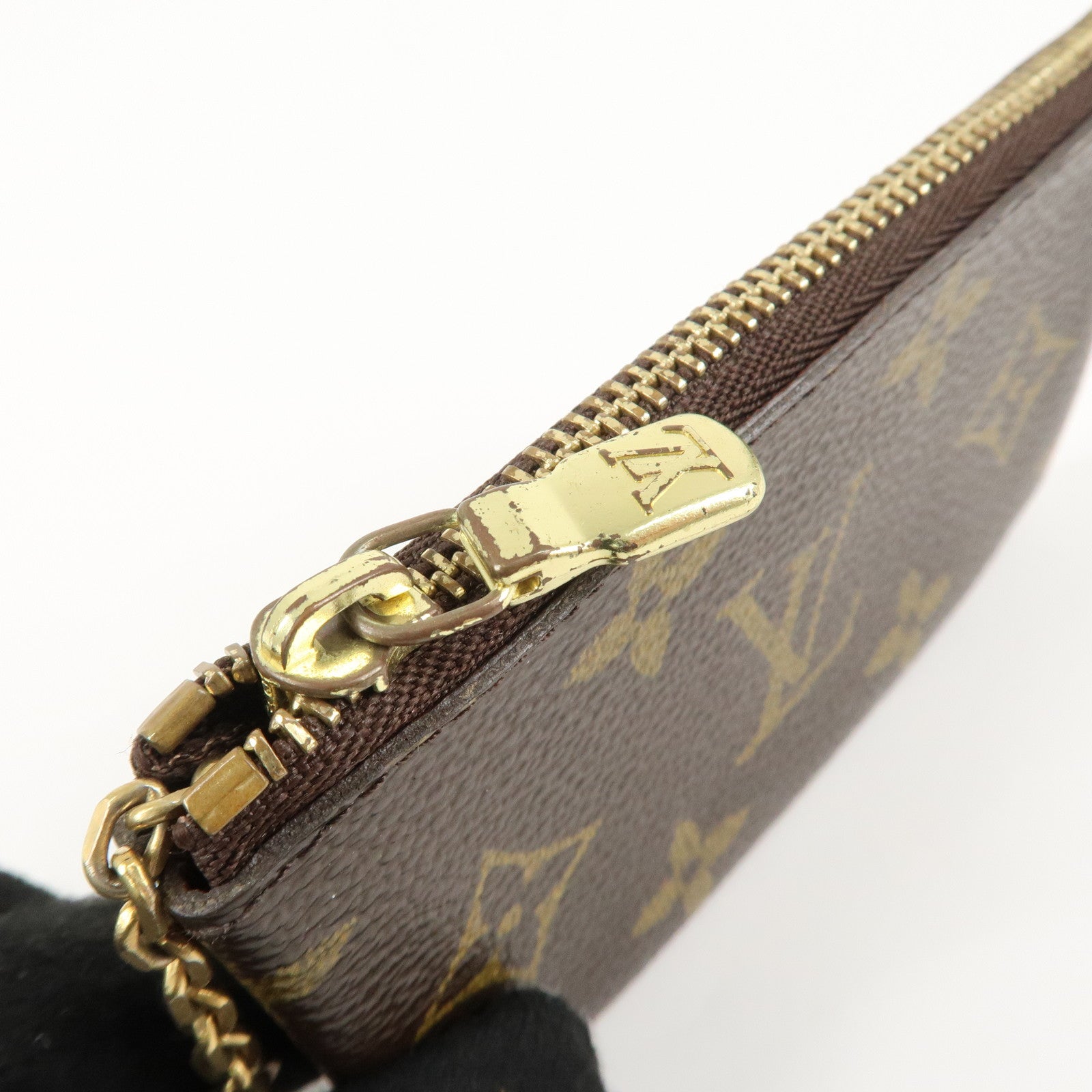 Louis Vuitton Monogram Pochette Cles Coin Case Key Case M62650