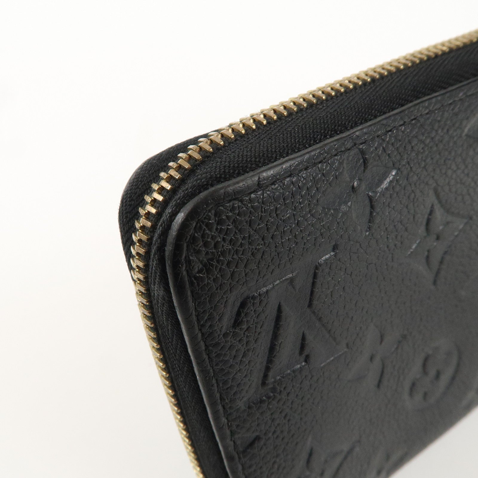 Louis Vuitton Monogram Empreinte Zippy Wallet Noir M61864