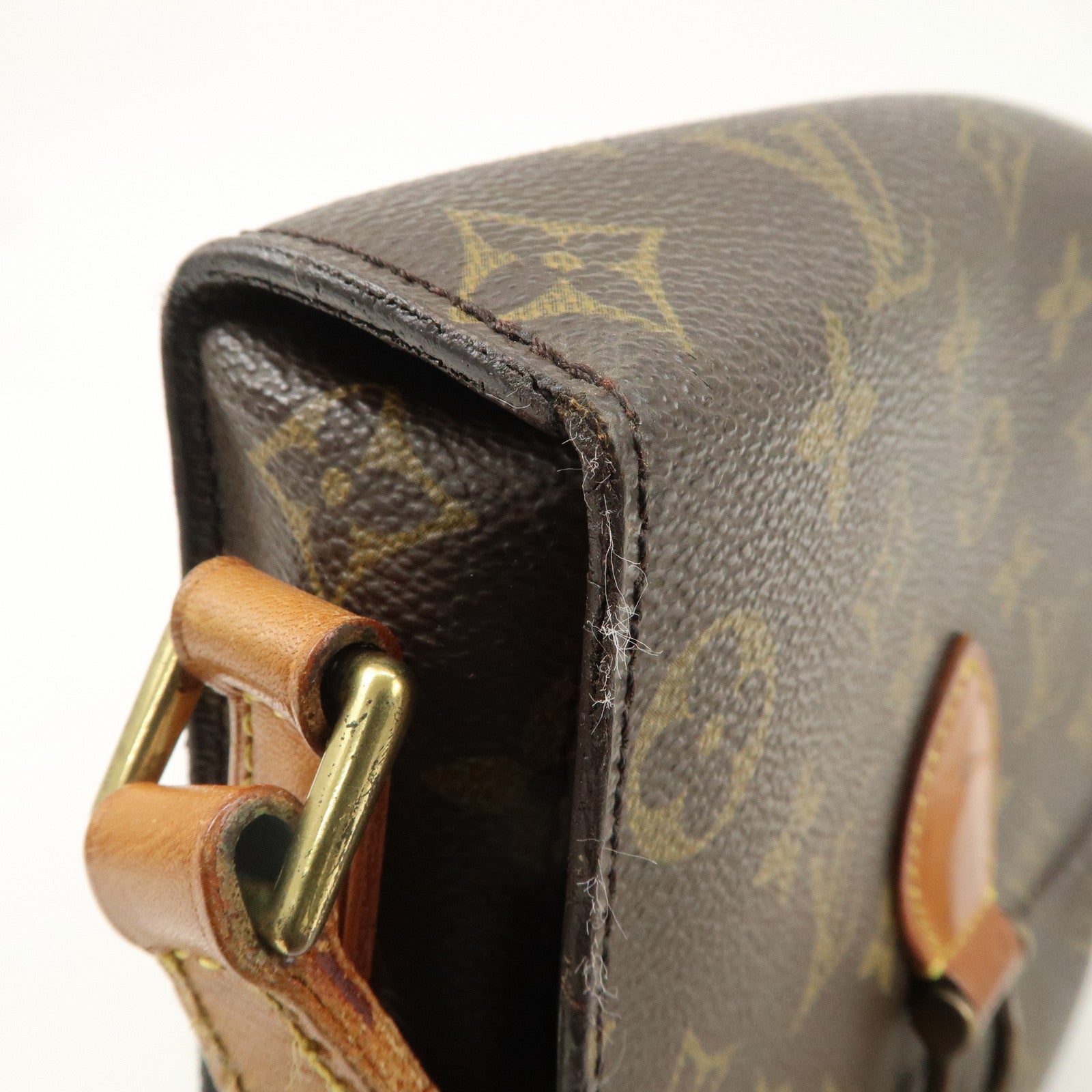 Louis Vuitton Monogram Saint Cloud MM Shoulder Bag M51244