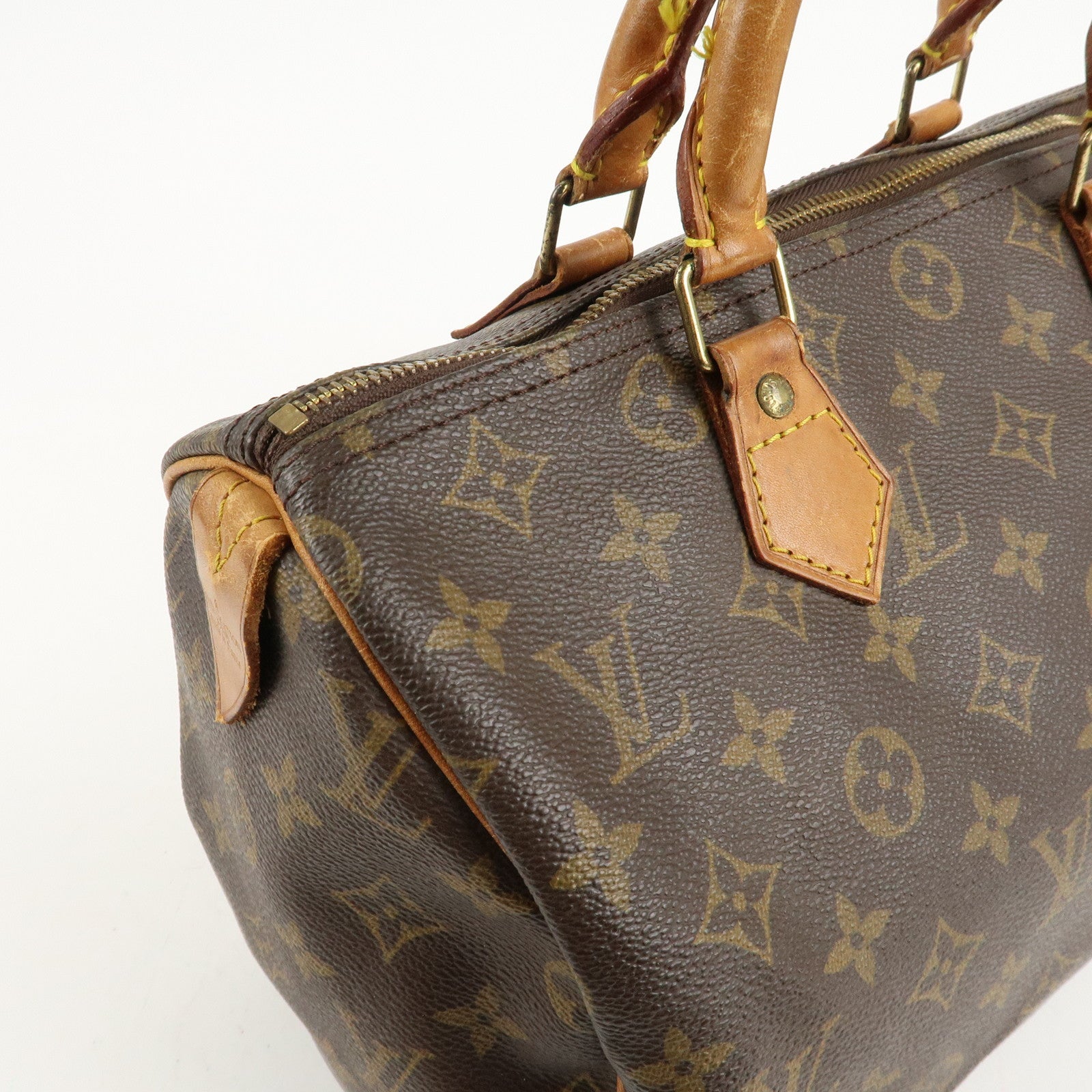 Louis Vuitton Monogram Speedy 30 Hand Bag Boston Bag M41526 Used