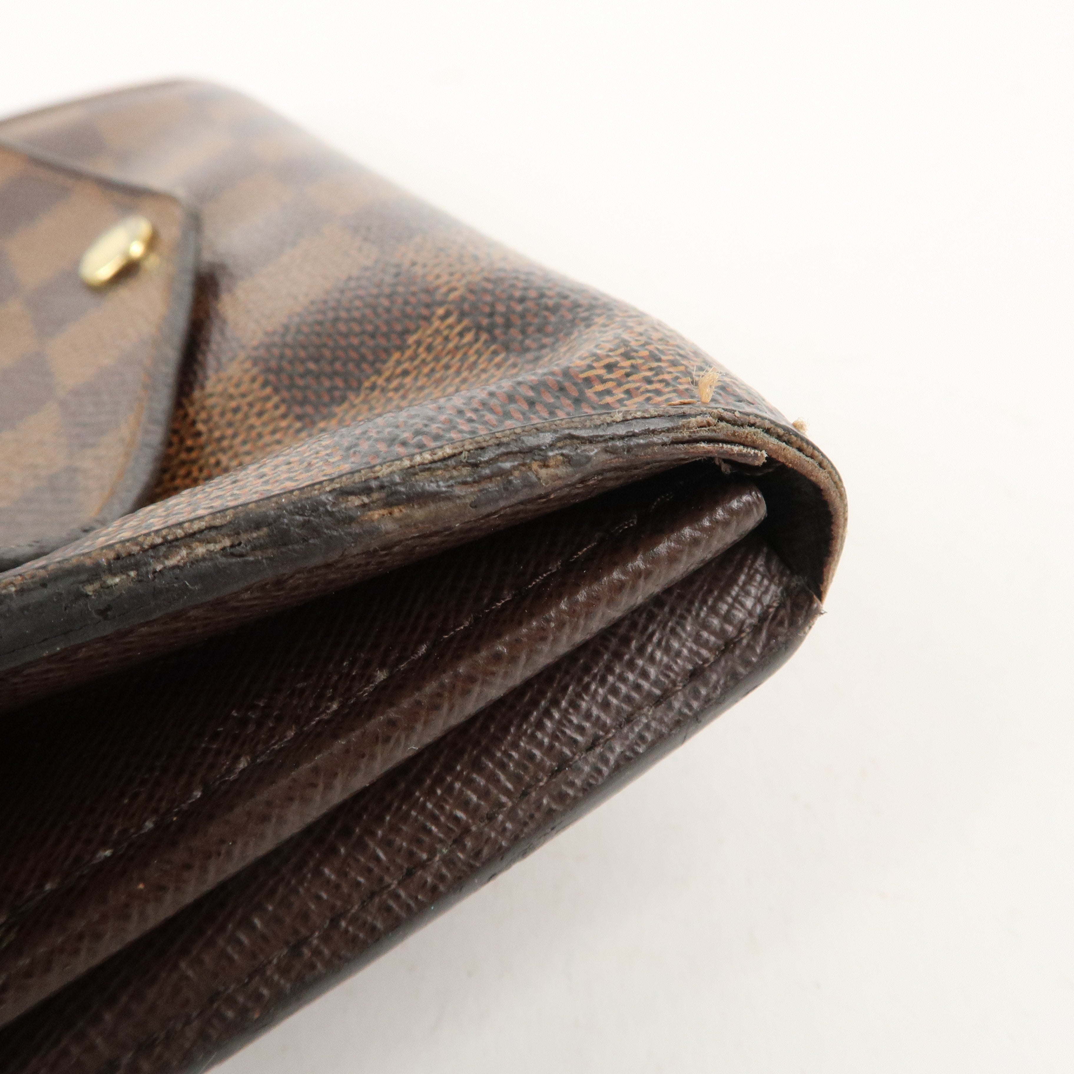 Louis Vuitton Damier Ebene Portefeuille Sarah Long Wallet N63209