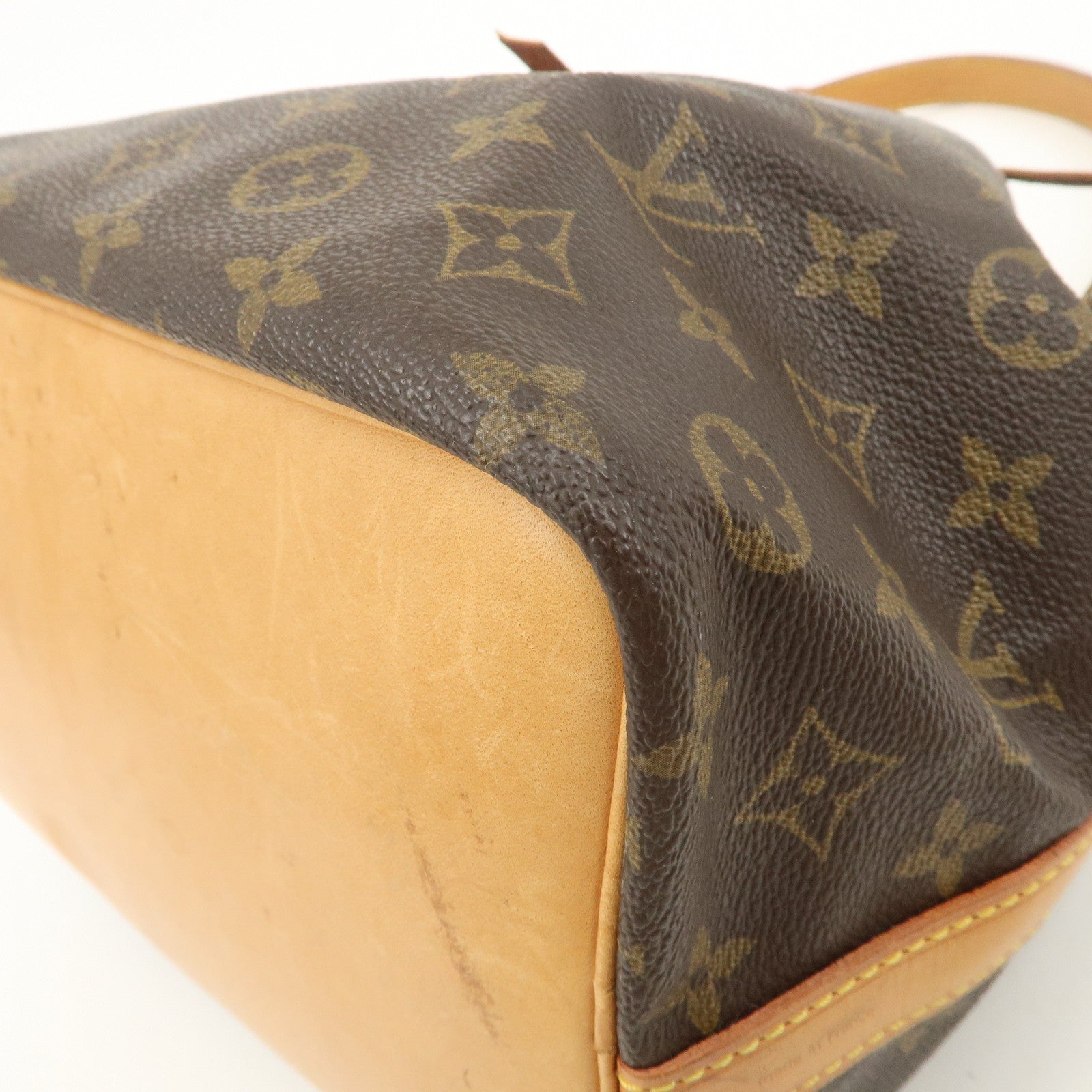 Louis Vuitton Monogram Petit Noe Shoulder Bag Brown M40818