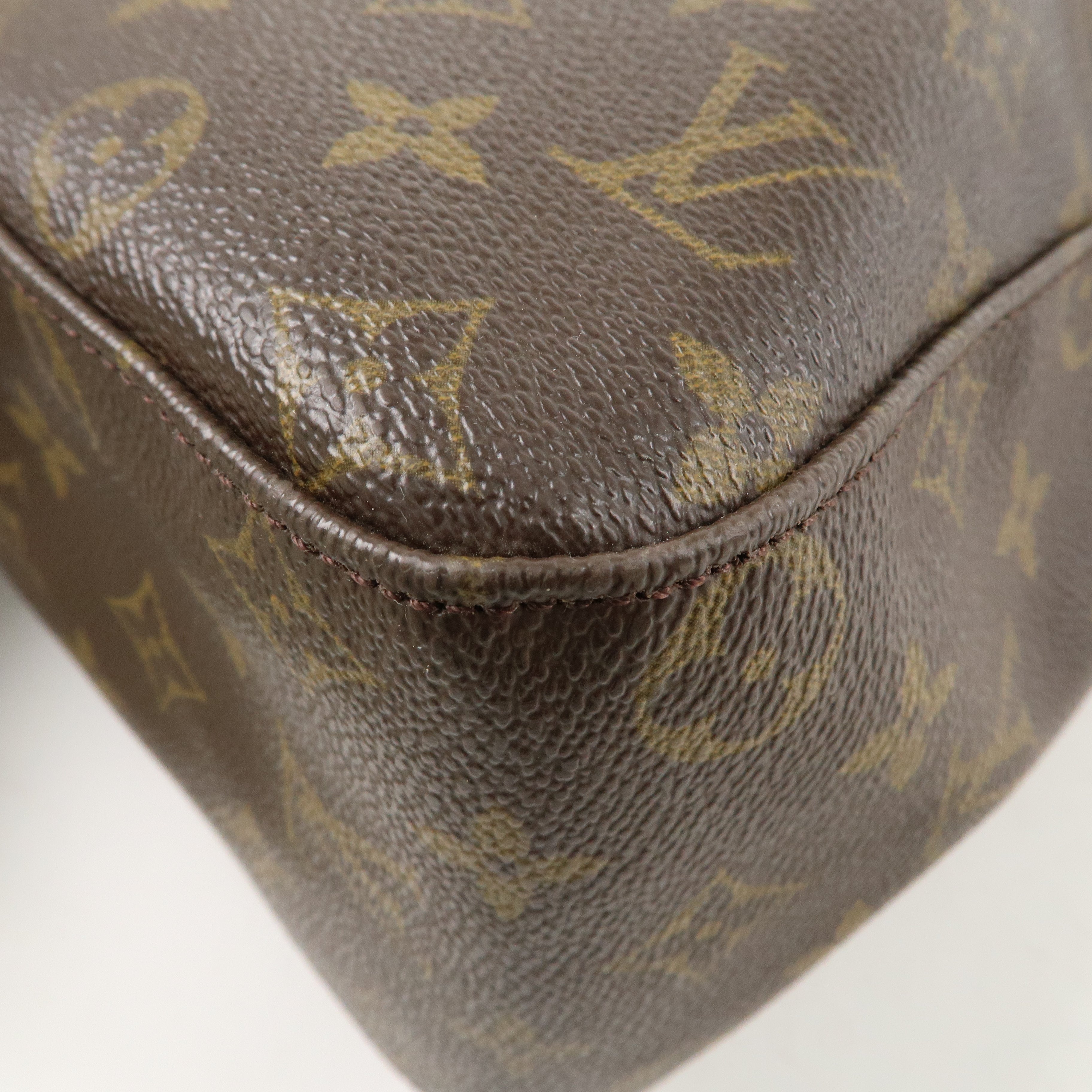 Louis Vuitton Monogram Looping GM Shoulder Bag Brown M51145