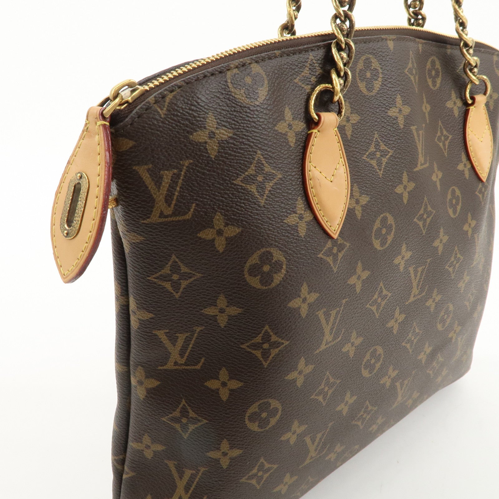 Louis Vuitton Monogram Lock It Chain Hand Bag M40989 Used