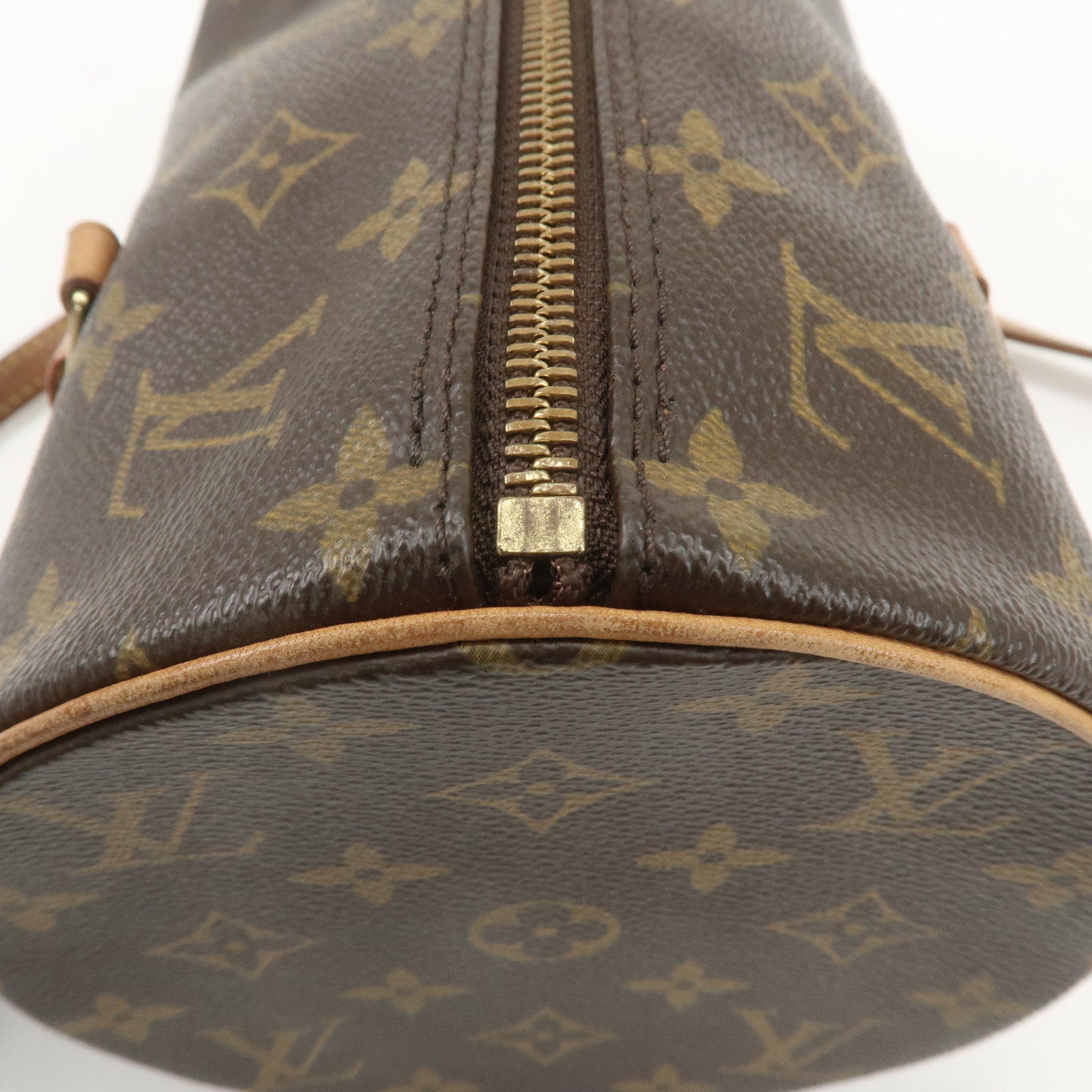 Louis Vuitton Monogram Papillon 30 Hand Bag Brown M51385