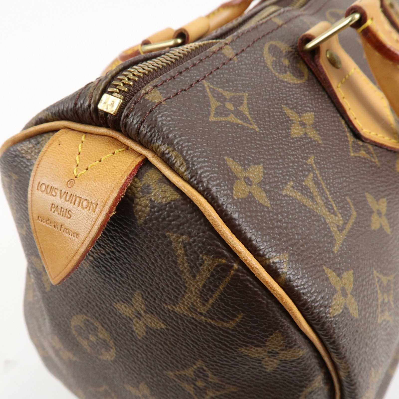 Louis Vuitton Monogram Speedy 30 Hand Bag Boston Bag M41526 Used