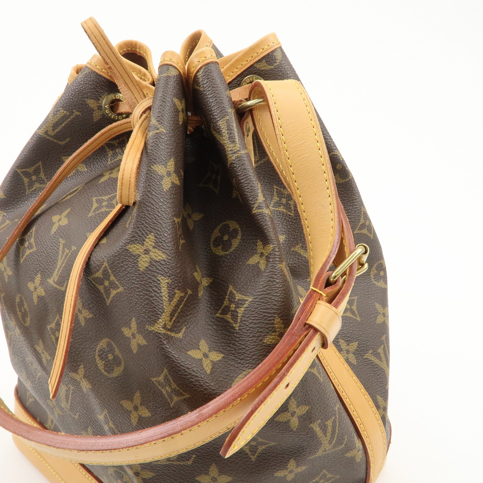 Louis Vuitton Monogram Noe Shoulder Bag Hand Bag Brown M42224 Used