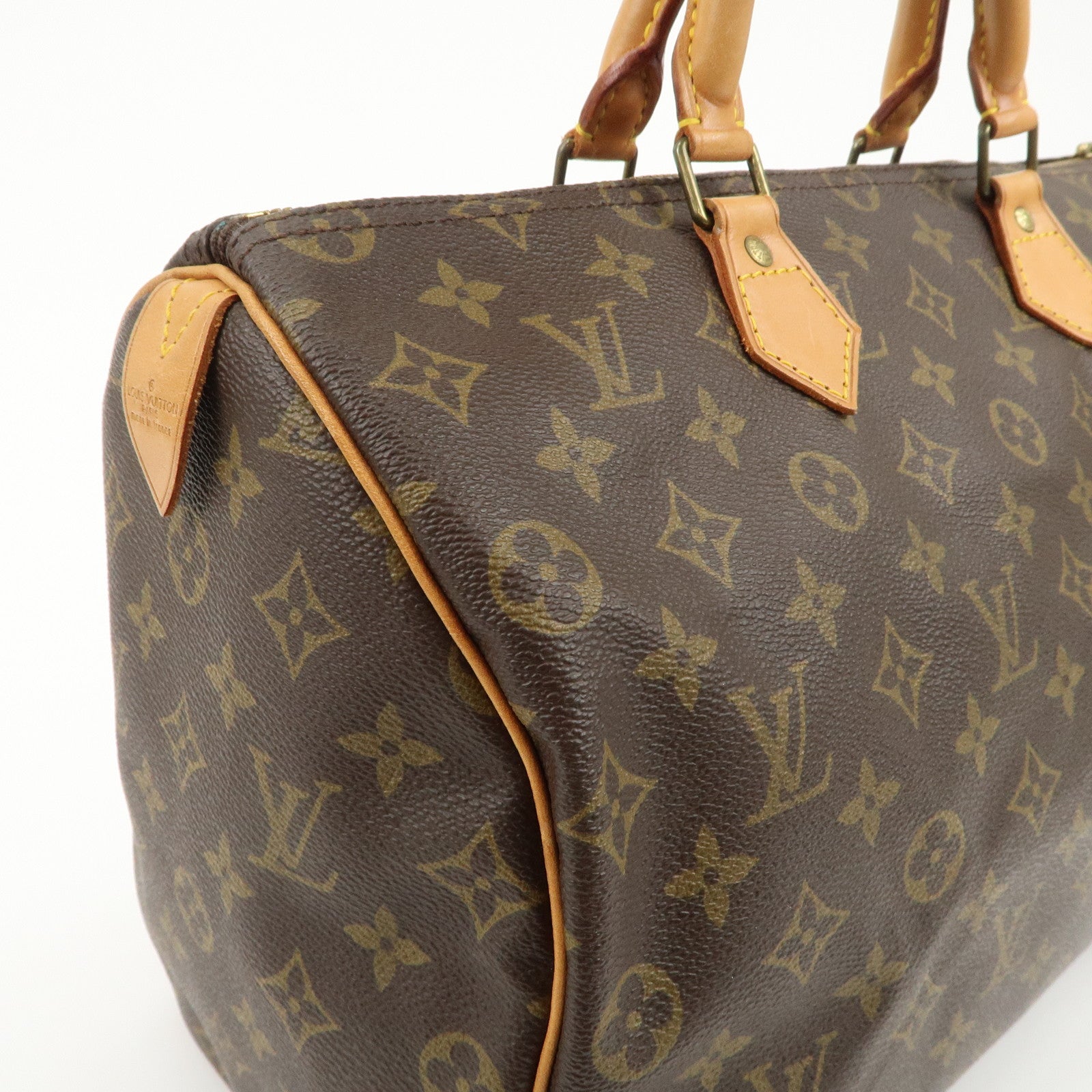 Louis Vuitton Monogram Speedy 35 Hand Bag Boston Bag M41524