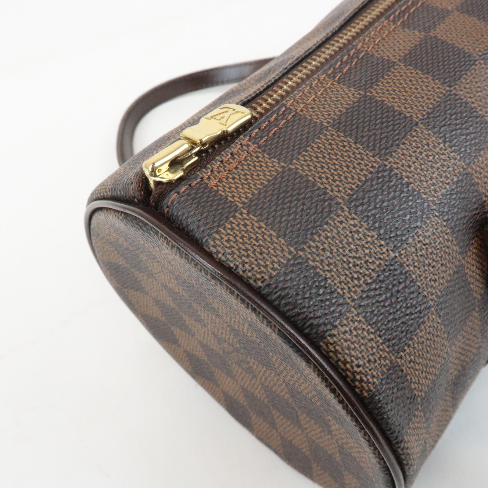 Louis Vuitton Damier Ebene Papillon 26 Hand Bag Brown N51304 Used