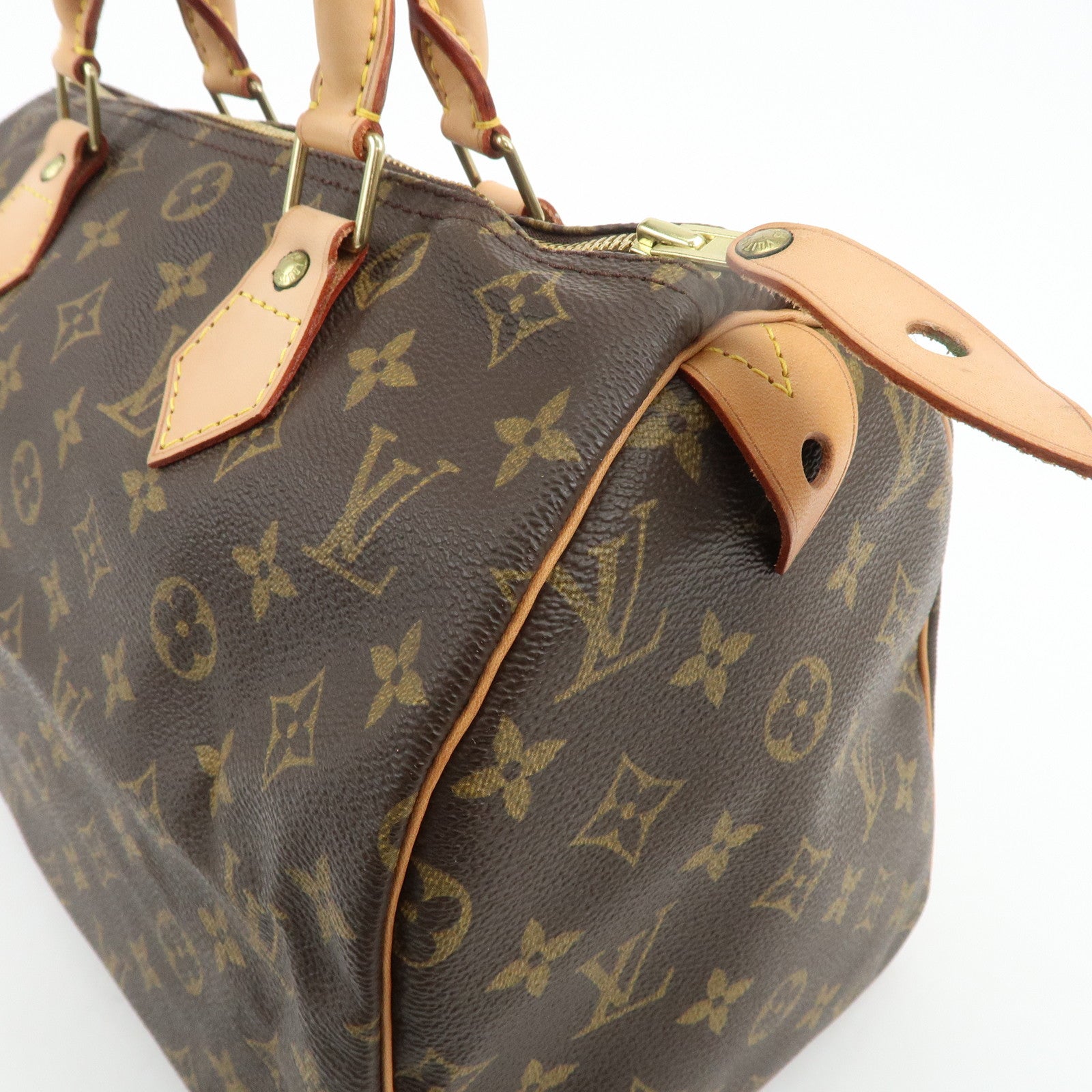 Louis Vuitton Monogram Speedy 30 Hand Bag Boston Bag M41526 Used