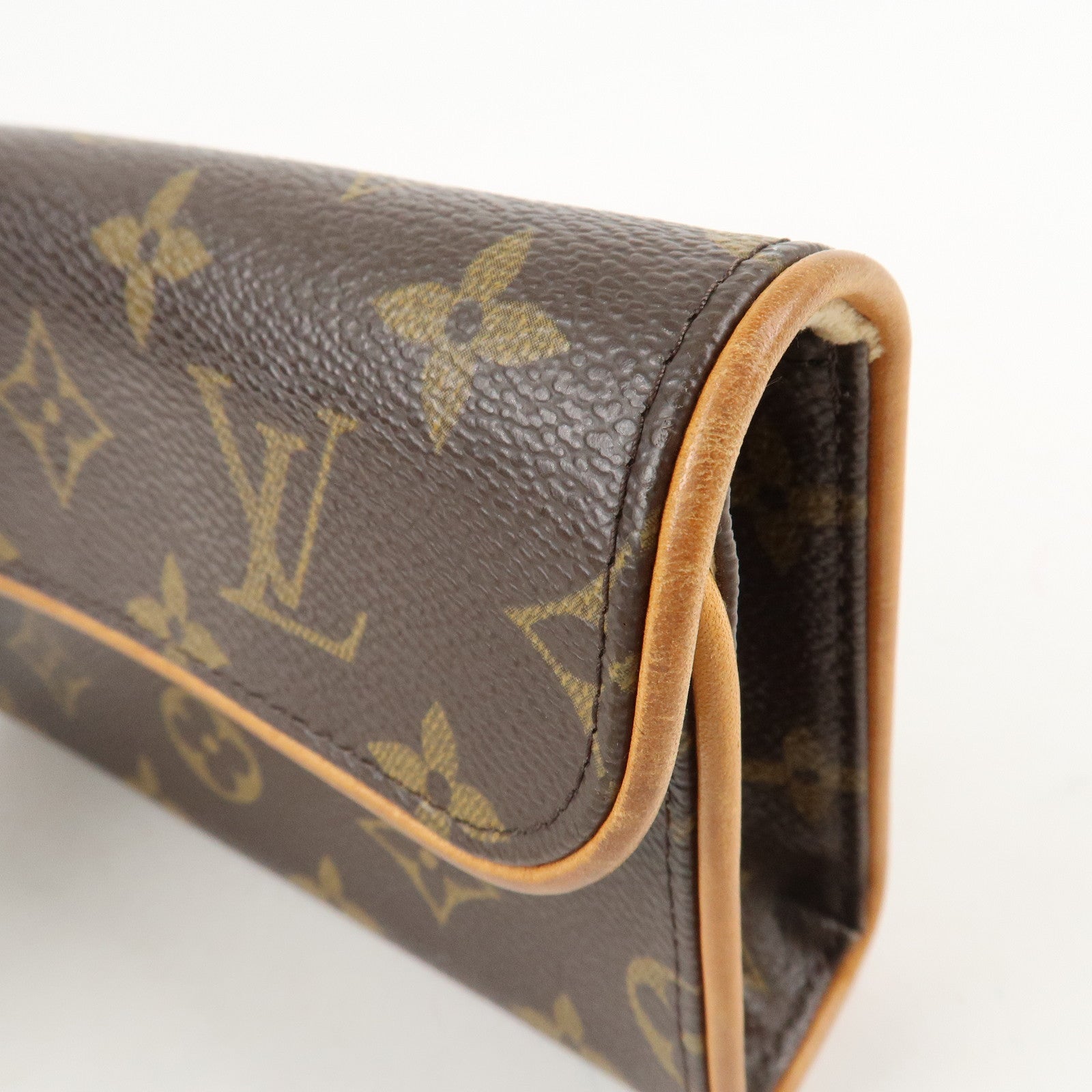 Louis Vuitton Monogram Pochette Florentine Waist Bag BeltXS M51855