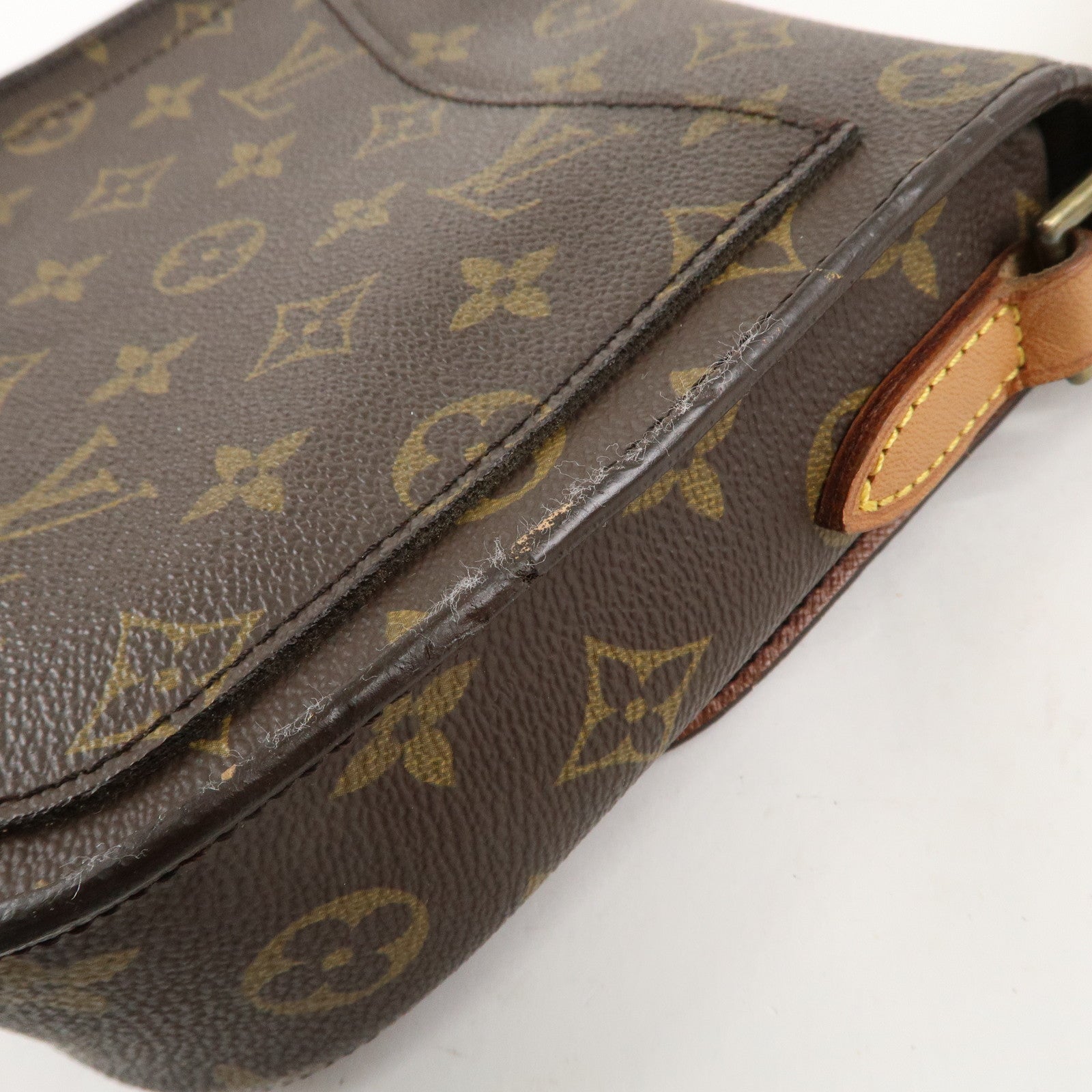 Louis Vuitton Monogram Saint Cloud MM Shoulder Bag Brown M51243