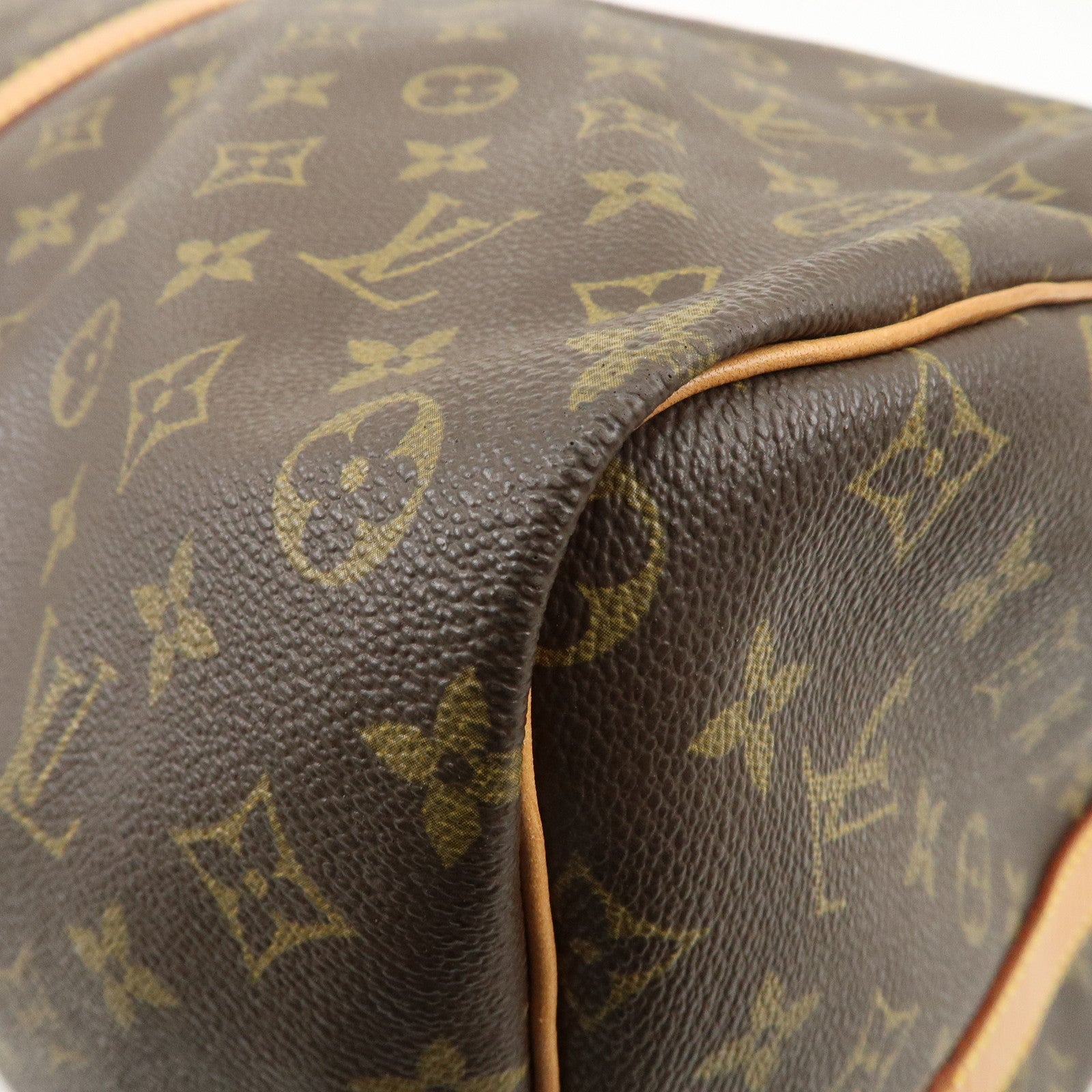 Louis Vuitton Monogram Keep All Bandouliere 60 Bag Brown M41412