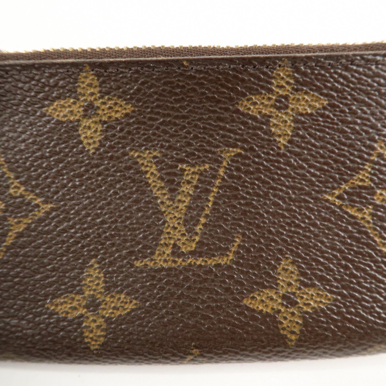 Louis Vuitton Monogram Pochette Cles Coin Case Key Case M62650 Used