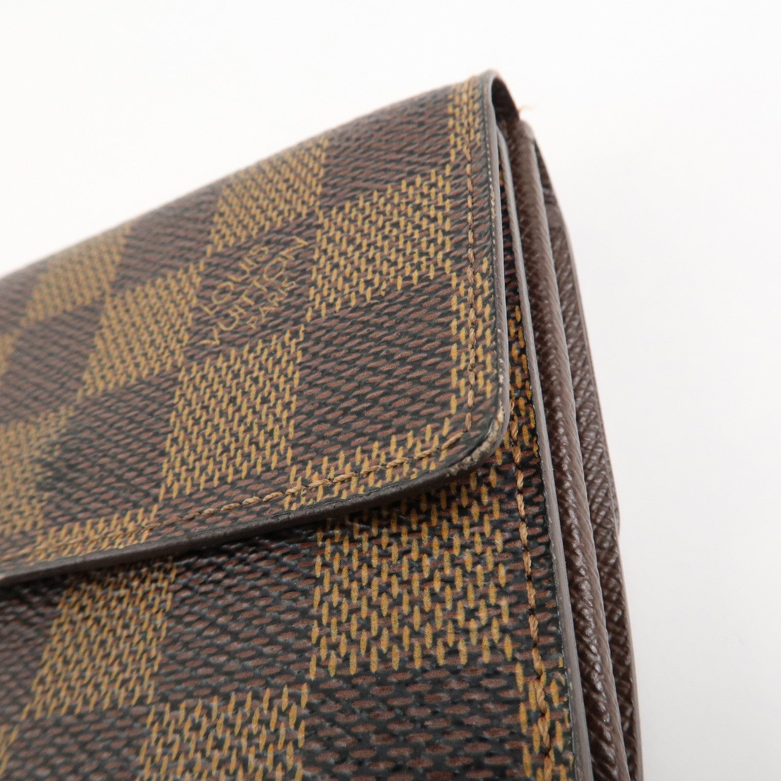 Louis Vuitton Damier Ebene Portefeuille Elise Wallet N61654