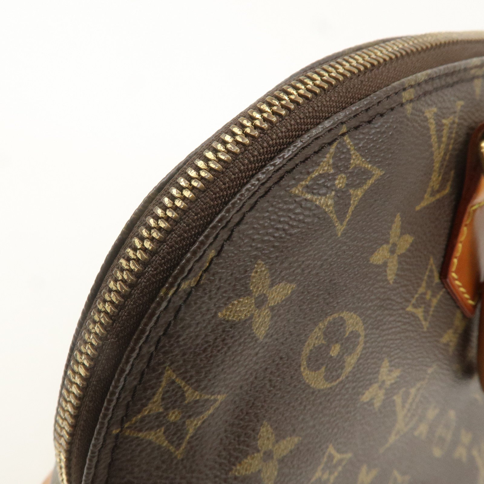 Louis Vuitton Monogram Alma Hand Bag Brown M51130