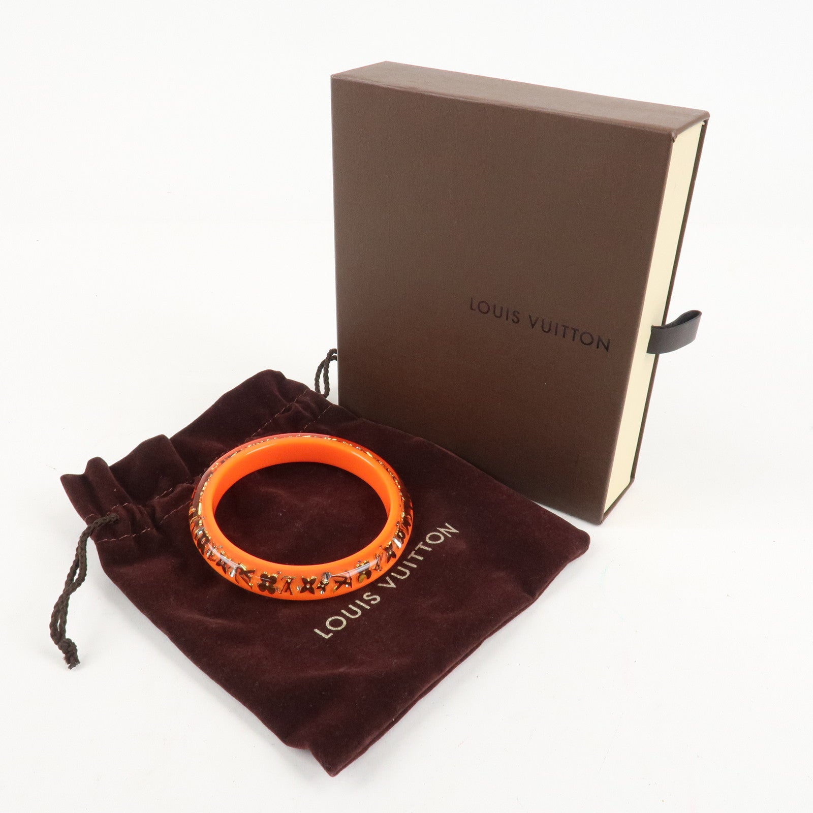 Louis Vuitton Bracelet Inclusion TPM Bangle Orange