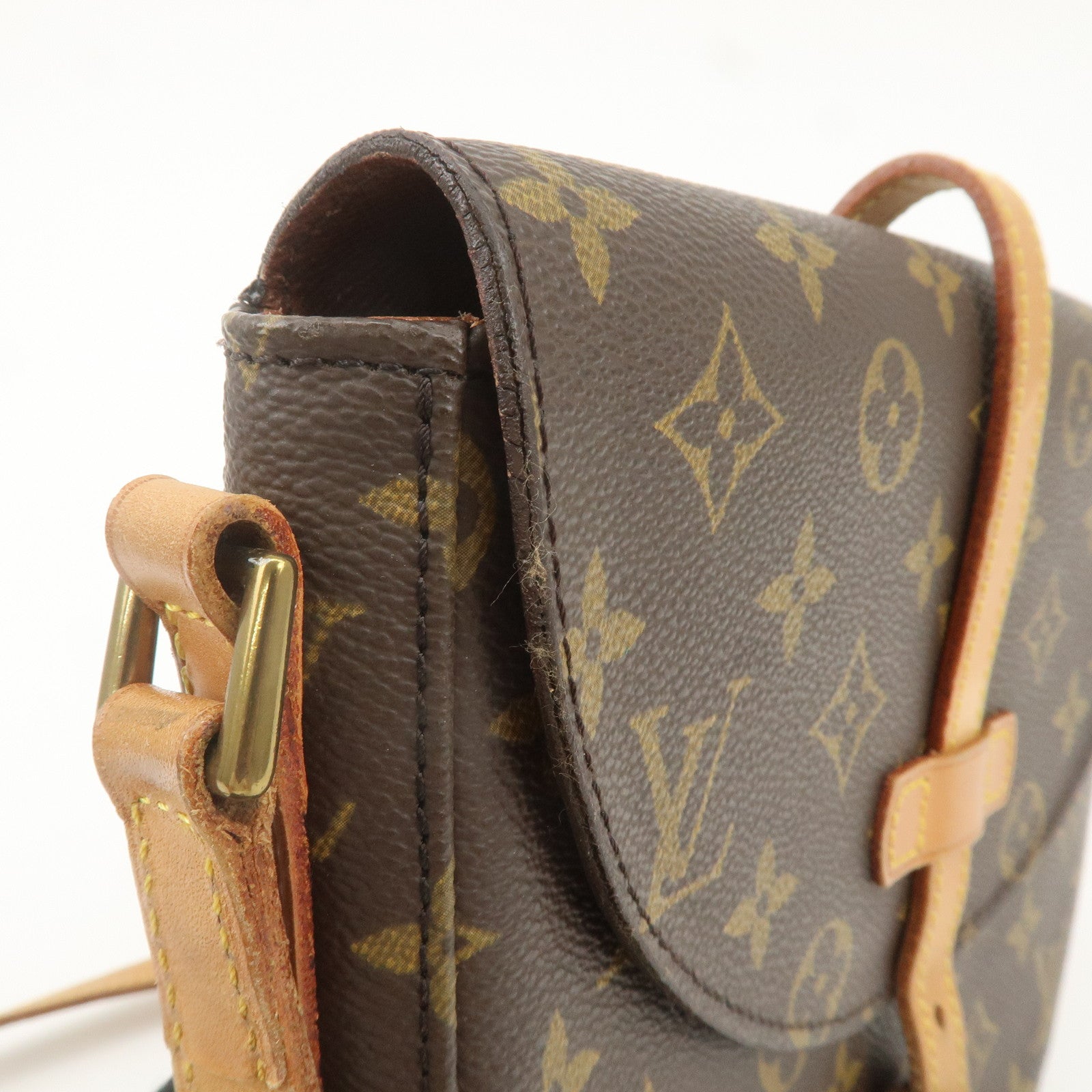 Louis Vuitton Monogram Shanti MM Shoulder Bag Brown M51233