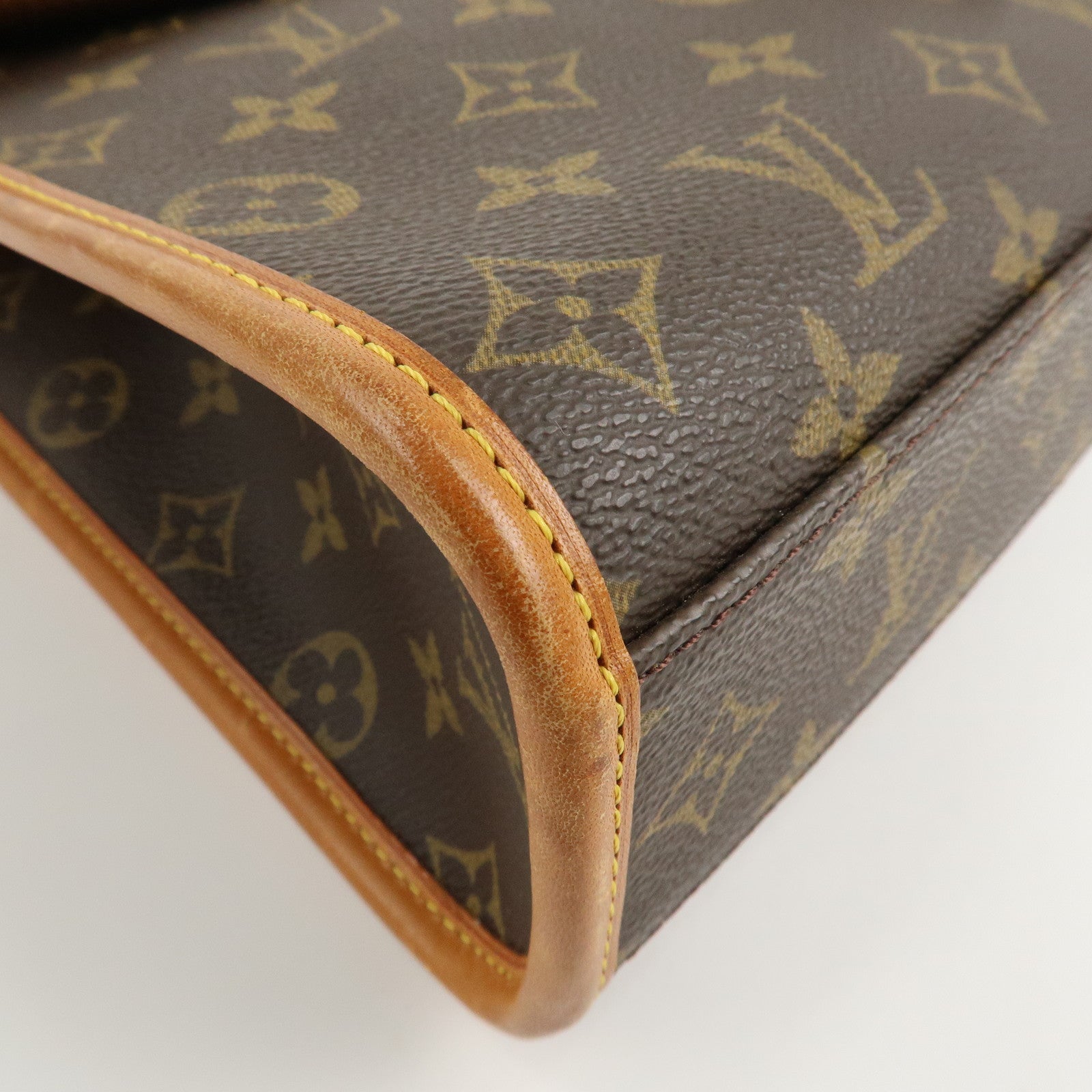 Louis Vuitton Monogram Bel Air Shoulder Bag Brown M51122