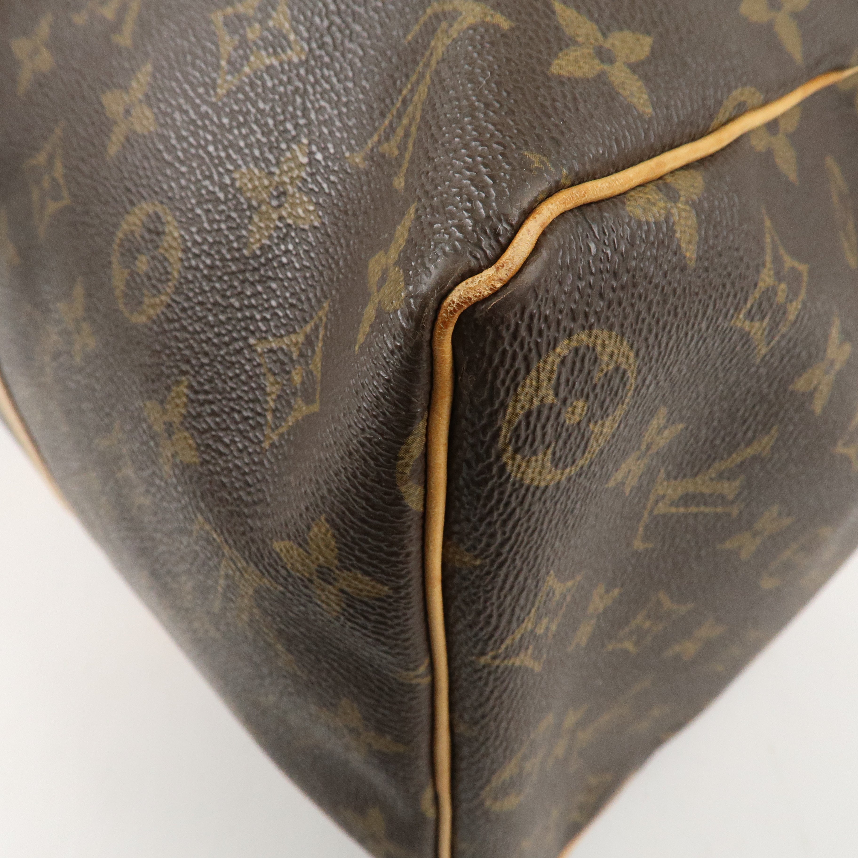 Louis Vuitton Monogram Keep All 45 Boston Bag Brown M41428