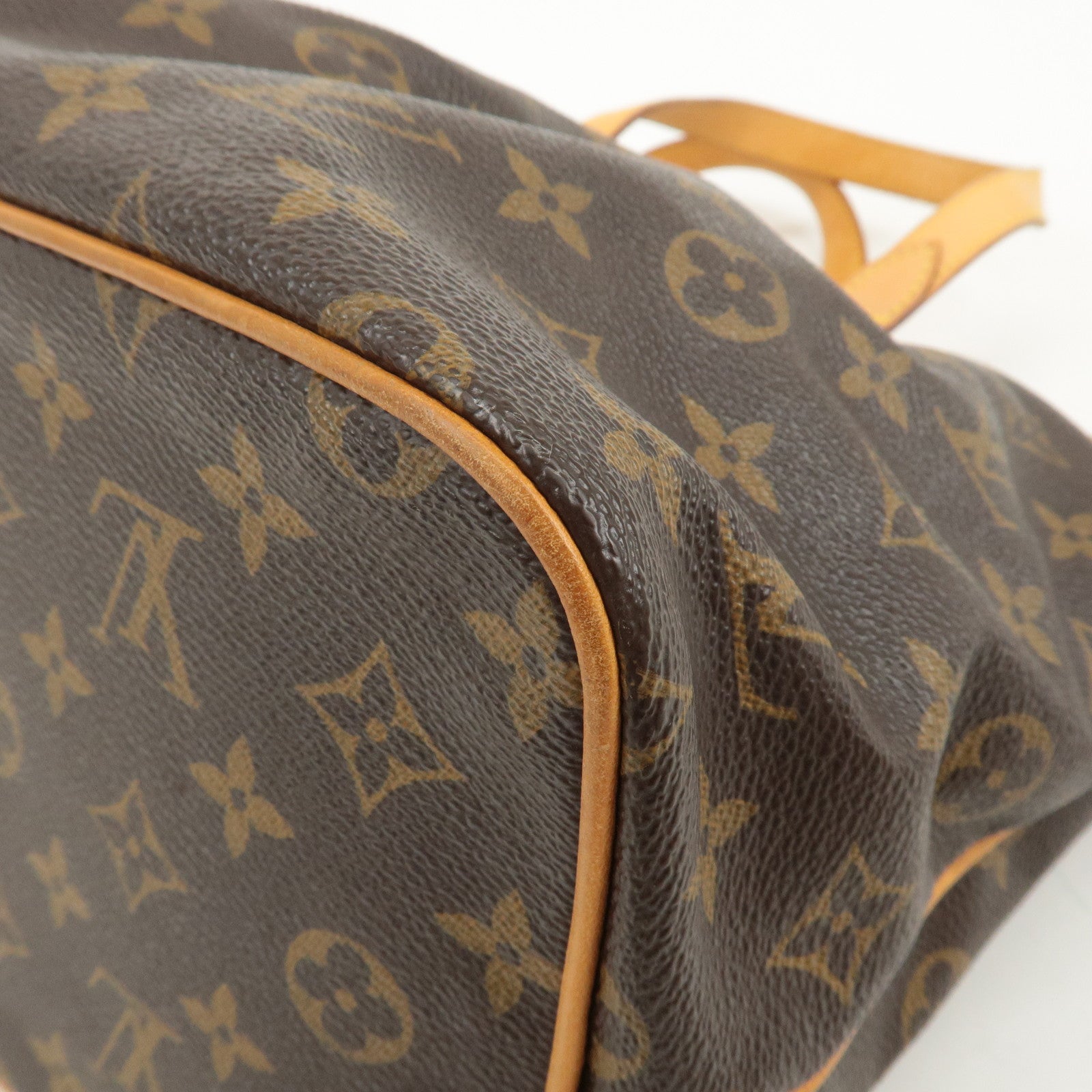 Louis Vuitton Monogram Palermo PM 2Way Hand Bag Brown M40145