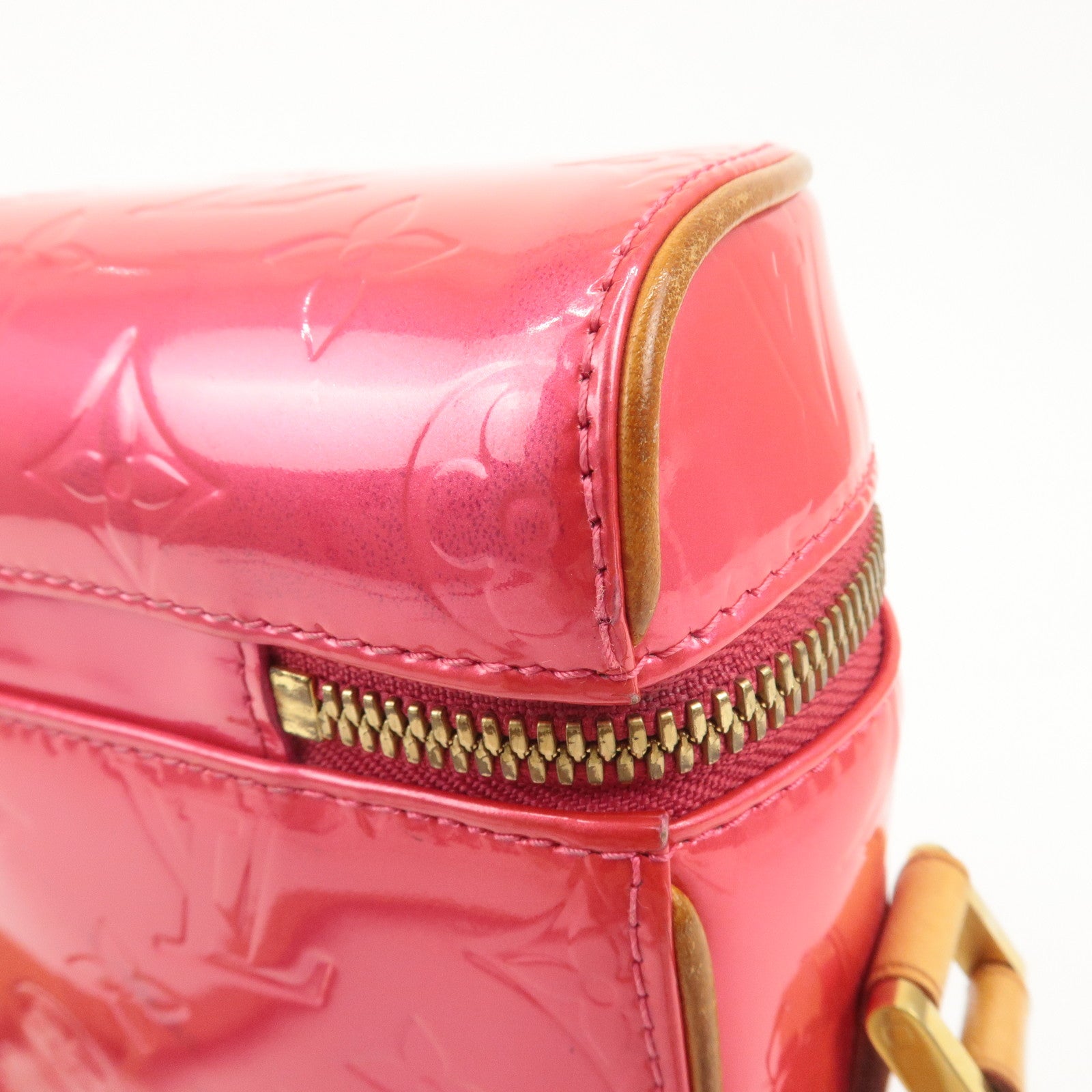 Louis Vuitton Monogram Vernis Sullivan Vertical Fuchsia M91259