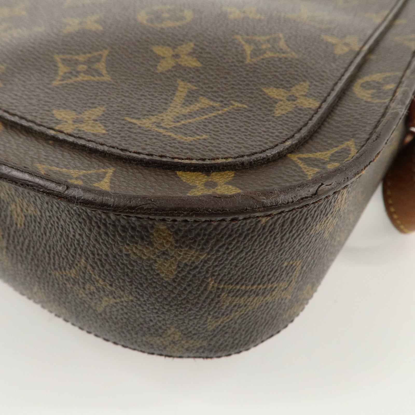 Louis Vuitton Monogram Saint Cloud GM Shoulder Bag Brown M51242